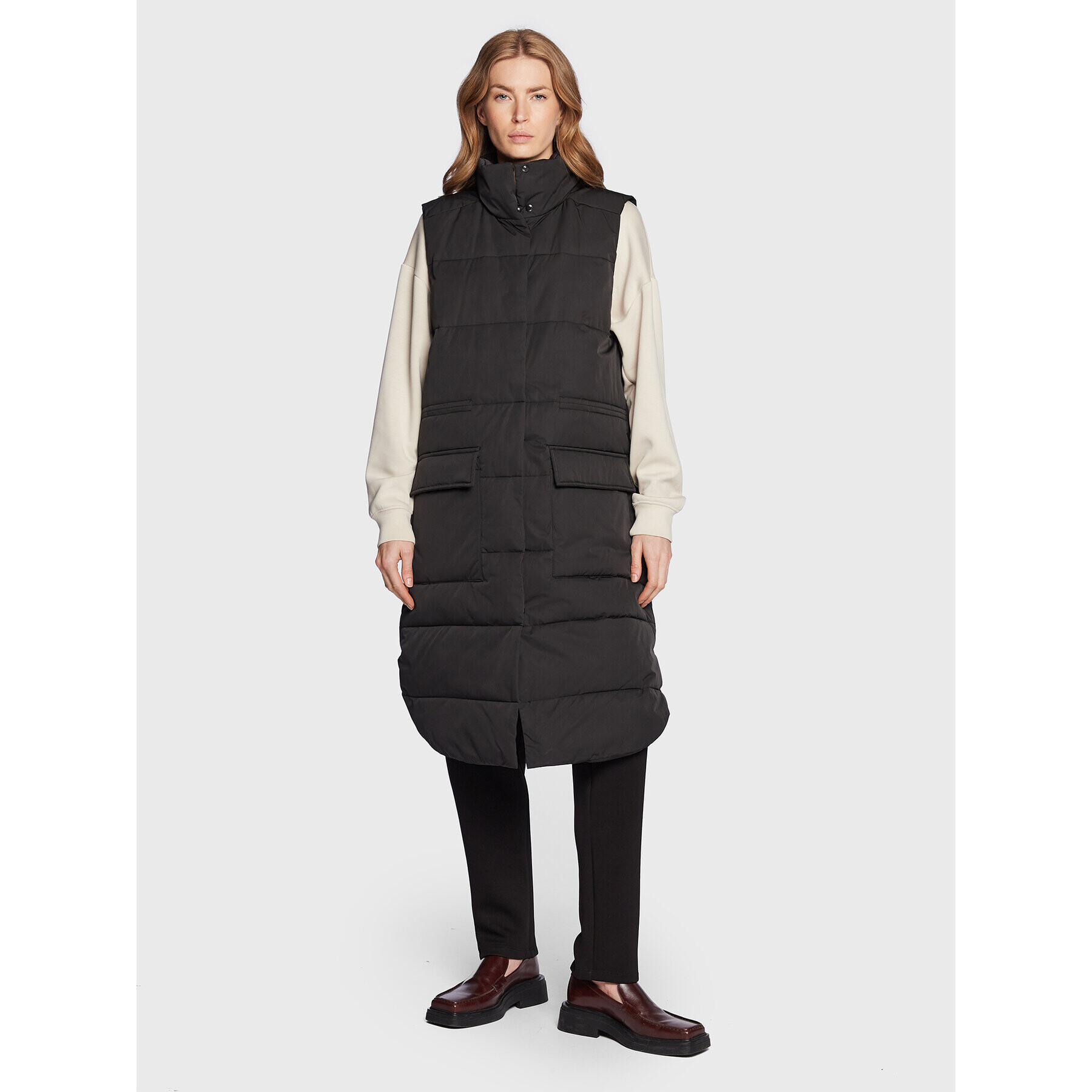 Moss Copenhagen Vestă Kaysa 16999 Negru Regular Fit - Pled.ro