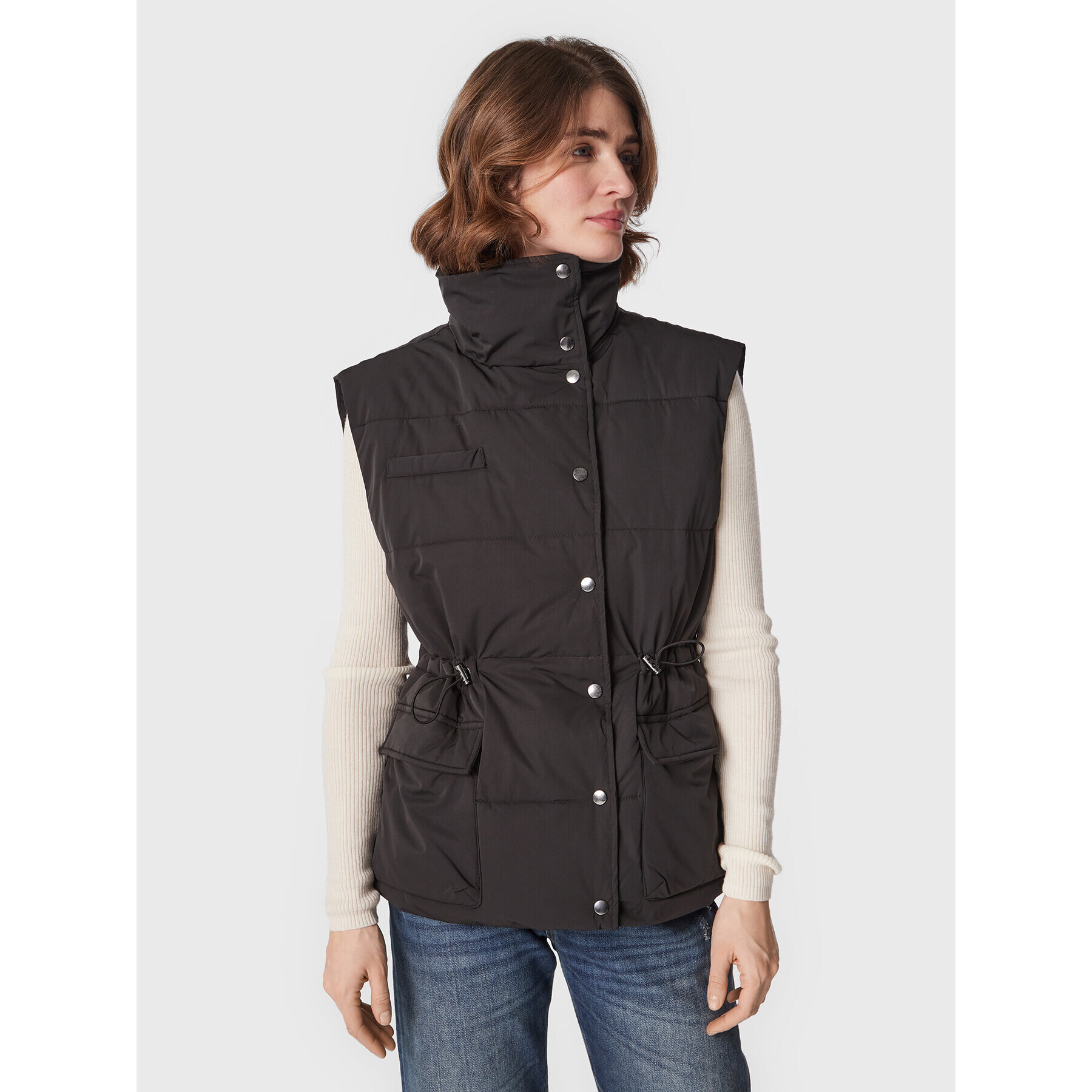 Moss Copenhagen Vestă Pavinaria 16865 Negru Regular Fit - Pled.ro