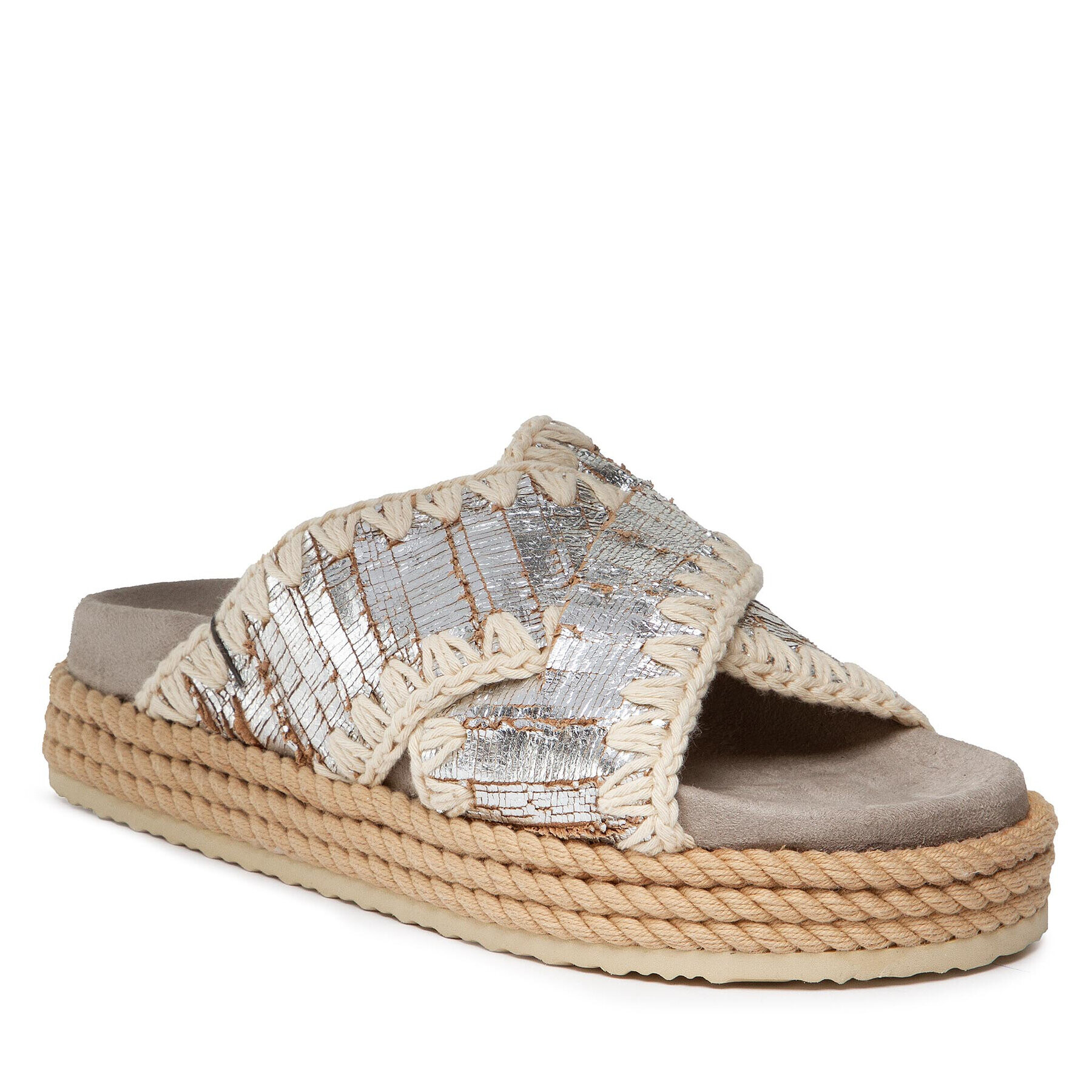 Mou Șlapi Rope Bio Sandal #4 SW451001C Argintiu - Pled.ro