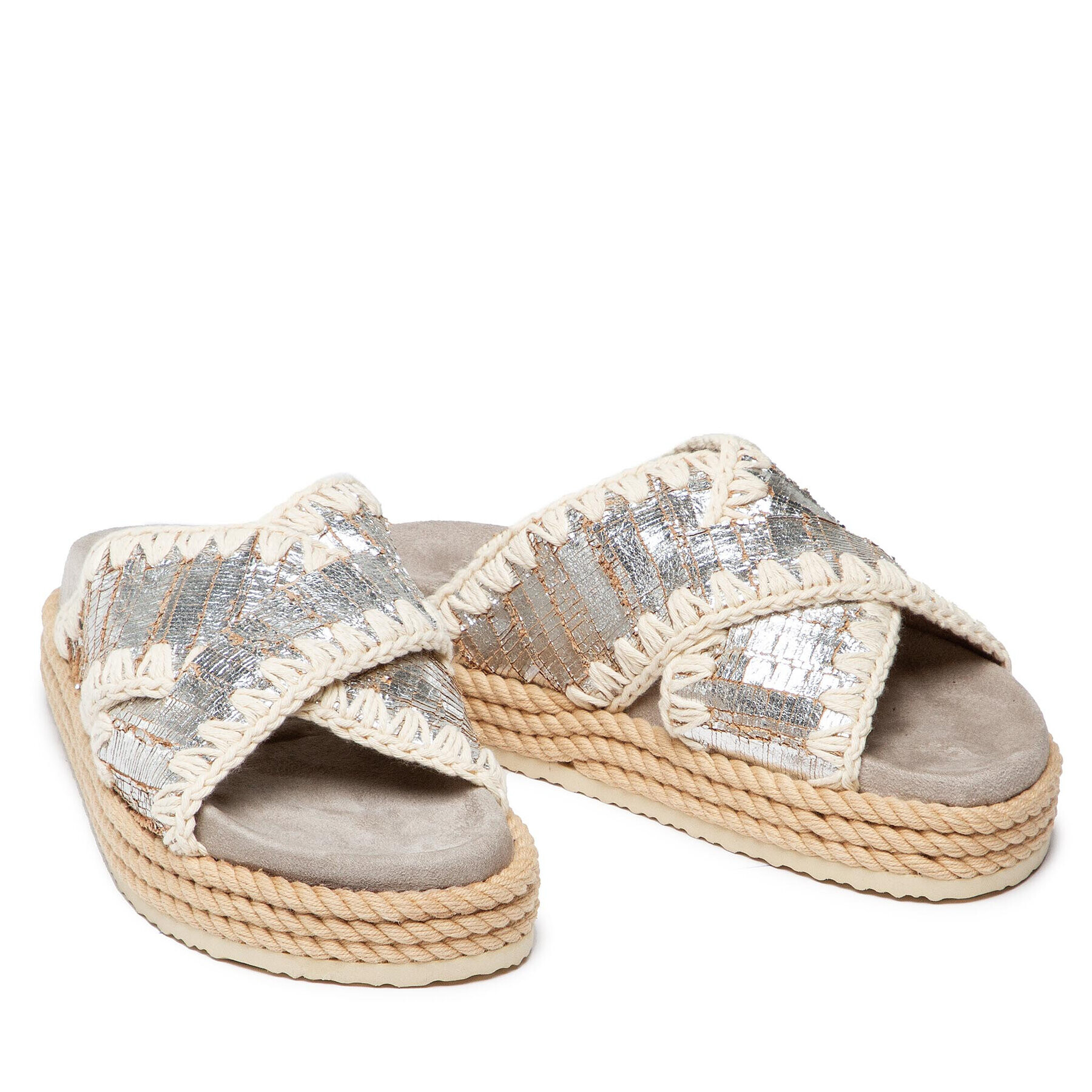 Mou Șlapi Rope Bio Sandal #4 SW451001C Argintiu - Pled.ro