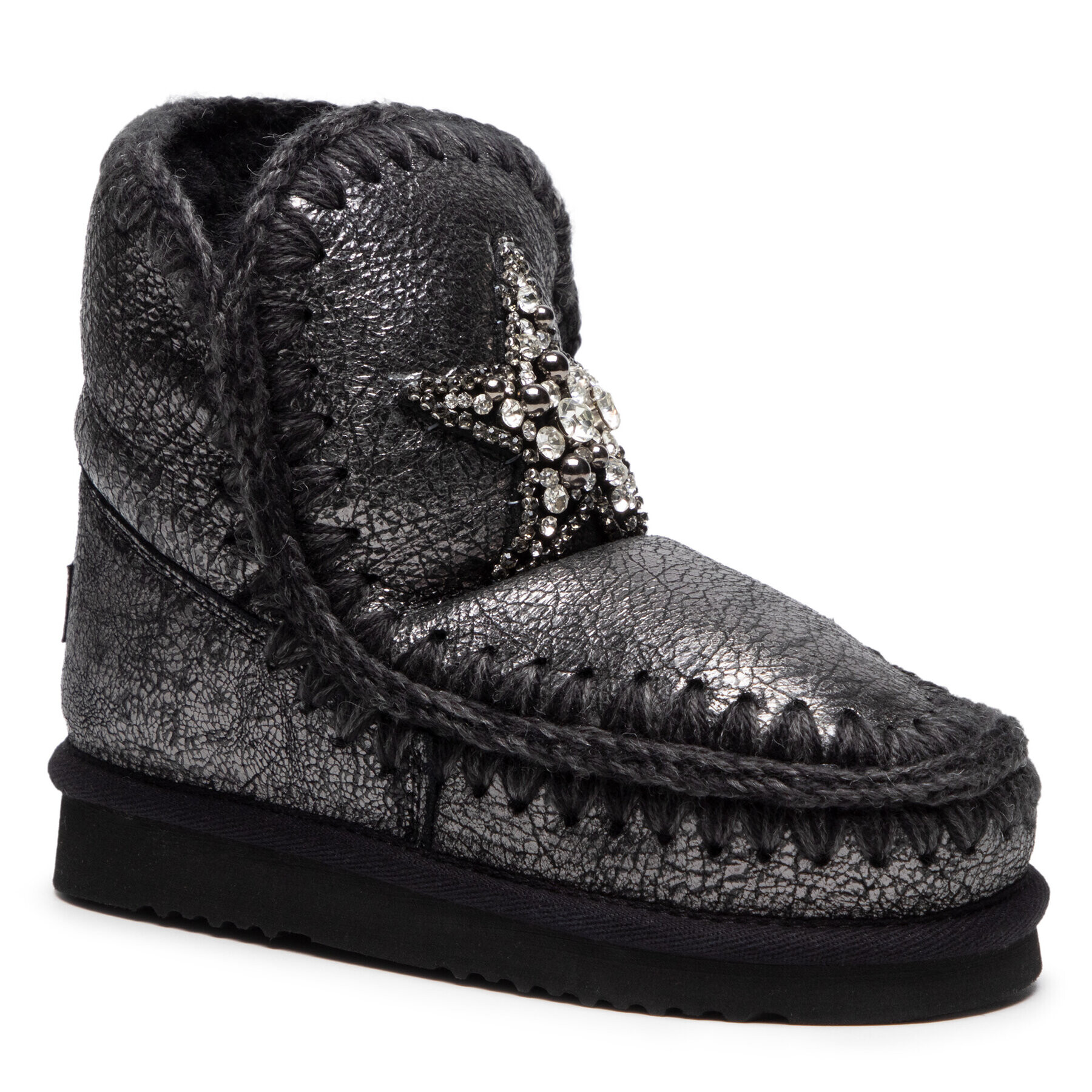 Mou Pantofi Eskimo 18 Front Star Patch FW101041B Negru - Pled.ro