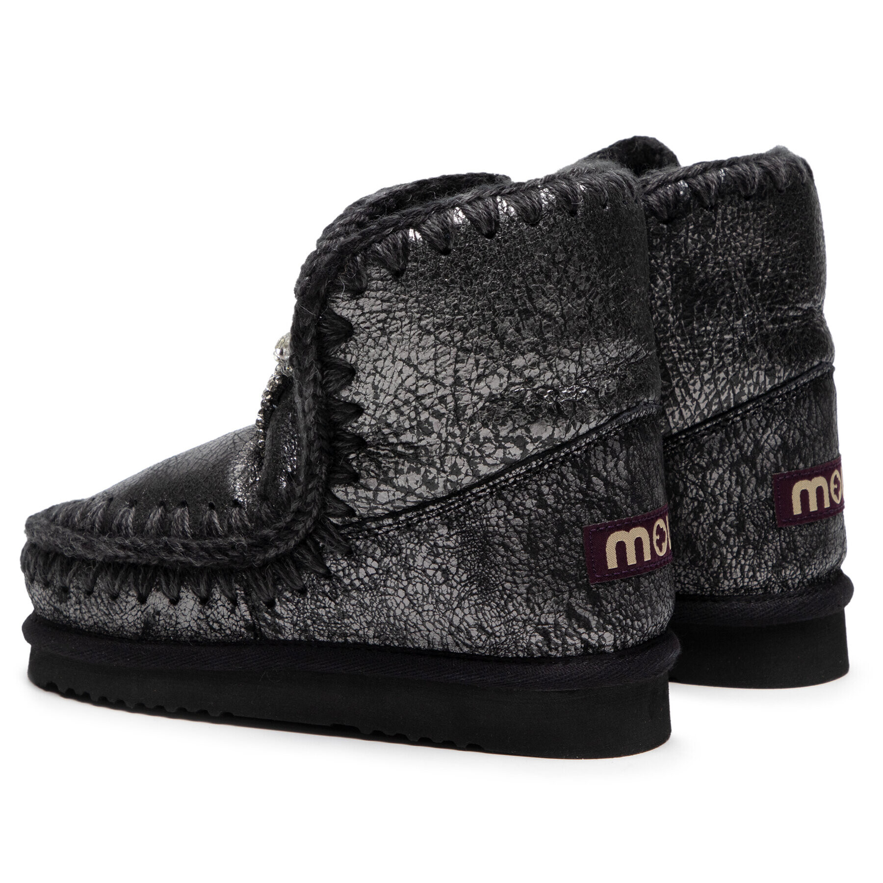 Mou Pantofi Eskimo 18 Front Star Patch FW101041B Negru - Pled.ro