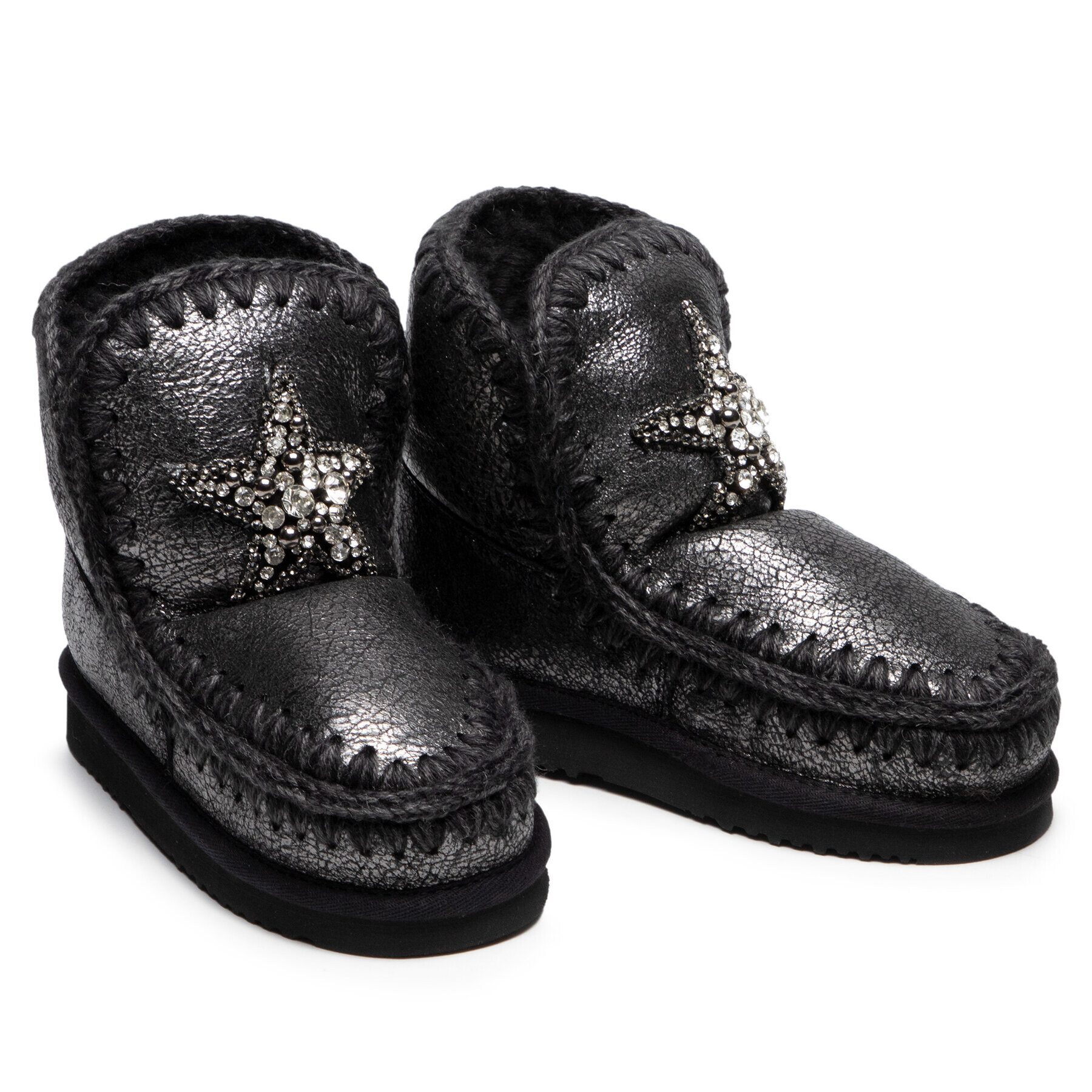 Mou Pantofi Eskimo 18 Front Star Patch FW101041B Negru - Pled.ro