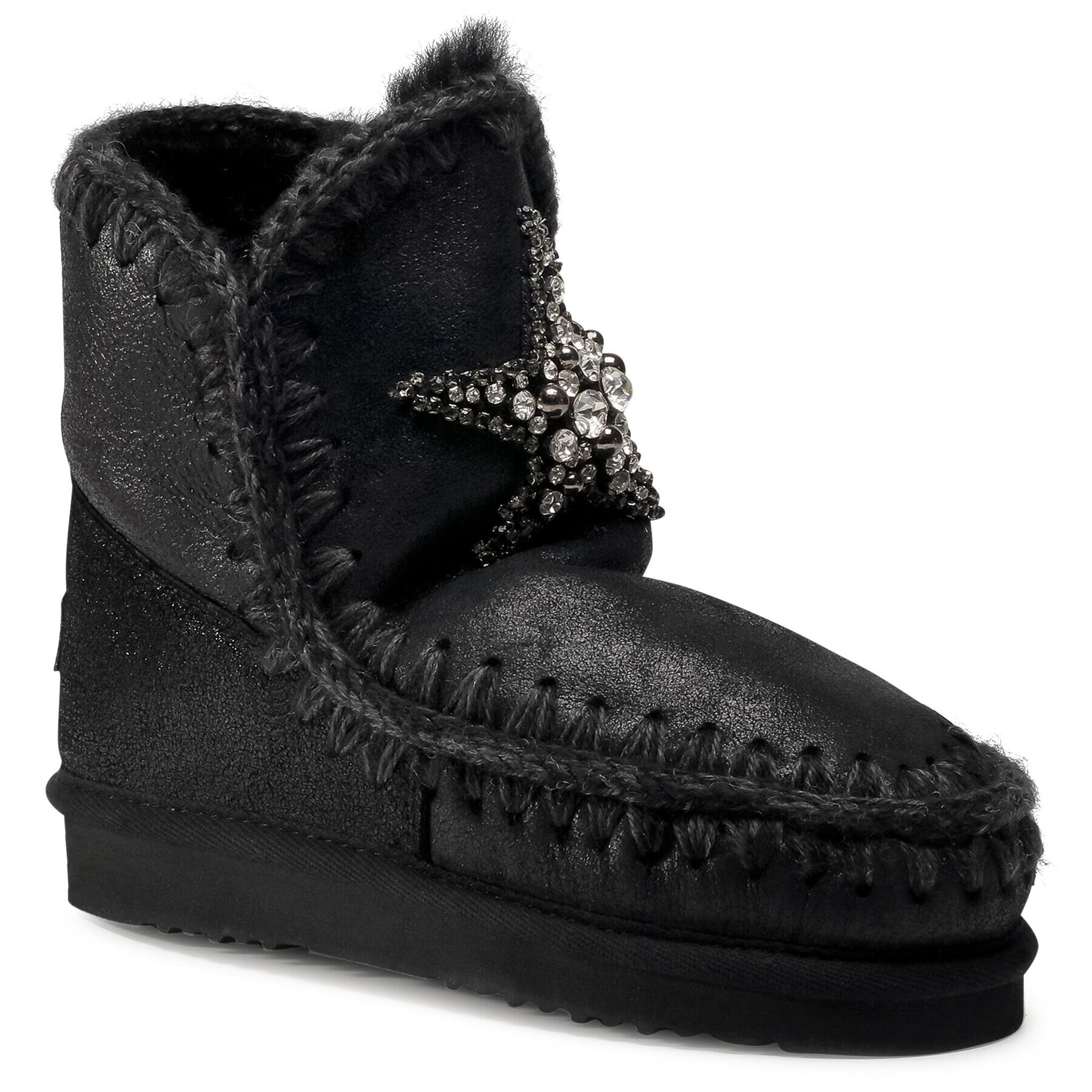 Mou Pantofi Eskimo 18 Front Star Patch Negru - Pled.ro