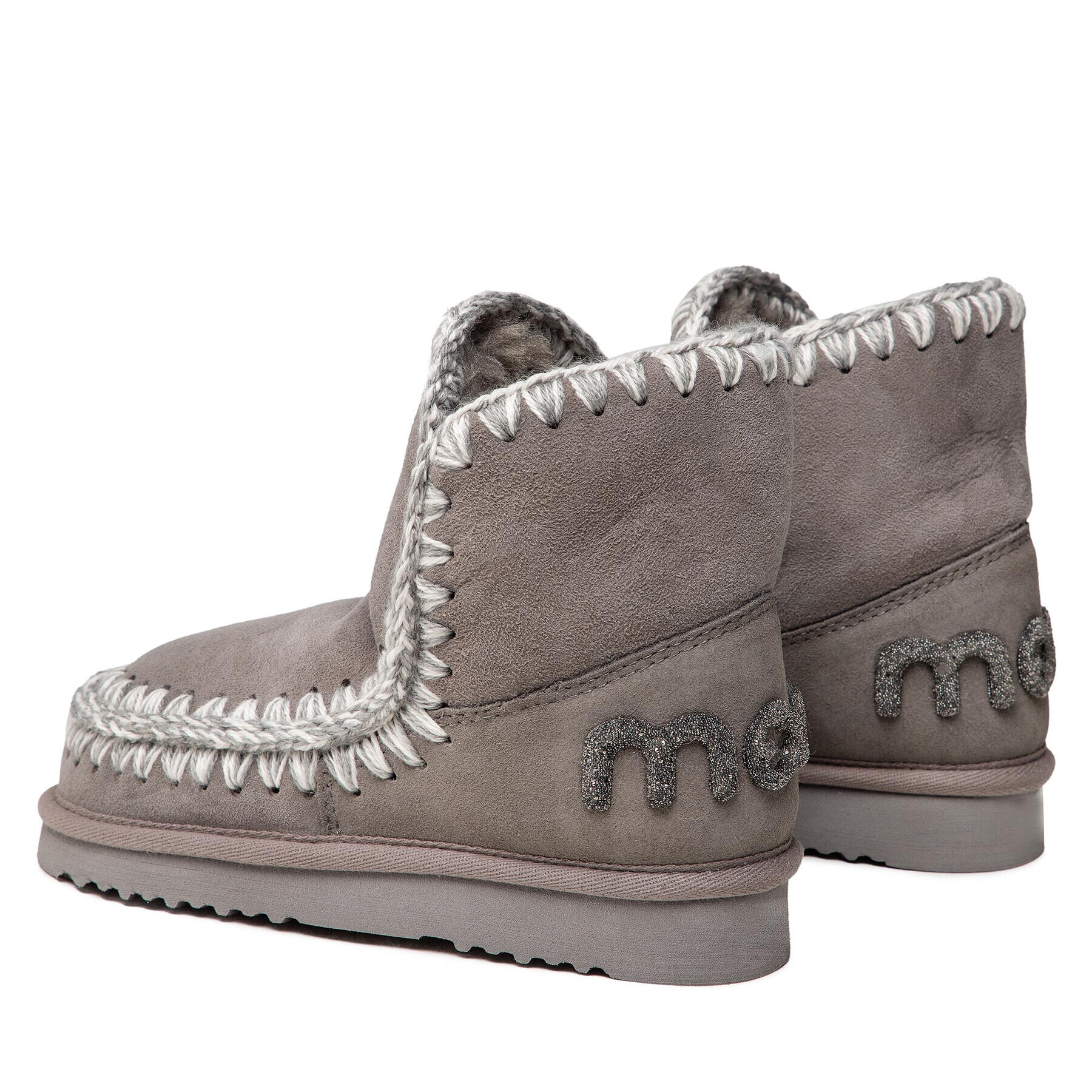 Mou Pantofi Eskimo 18 Glitter Logo Gri - Pled.ro