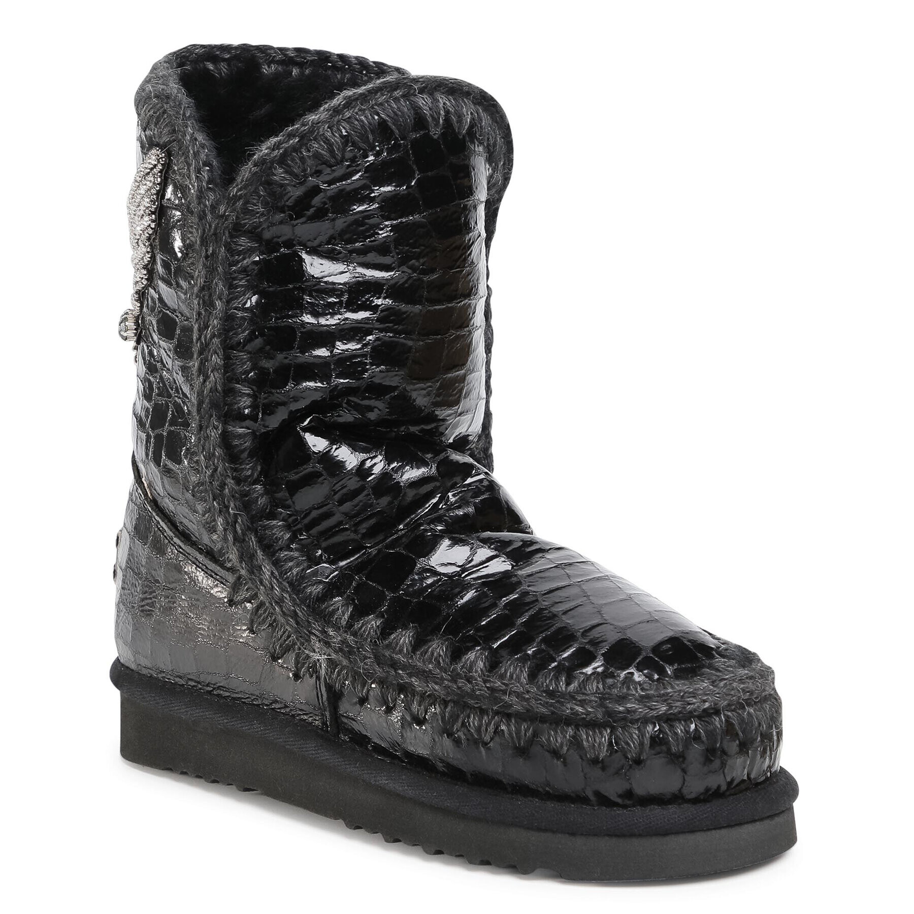 Mou Pantofi Eskimo 24 Eagle Patch Negru - Pled.ro