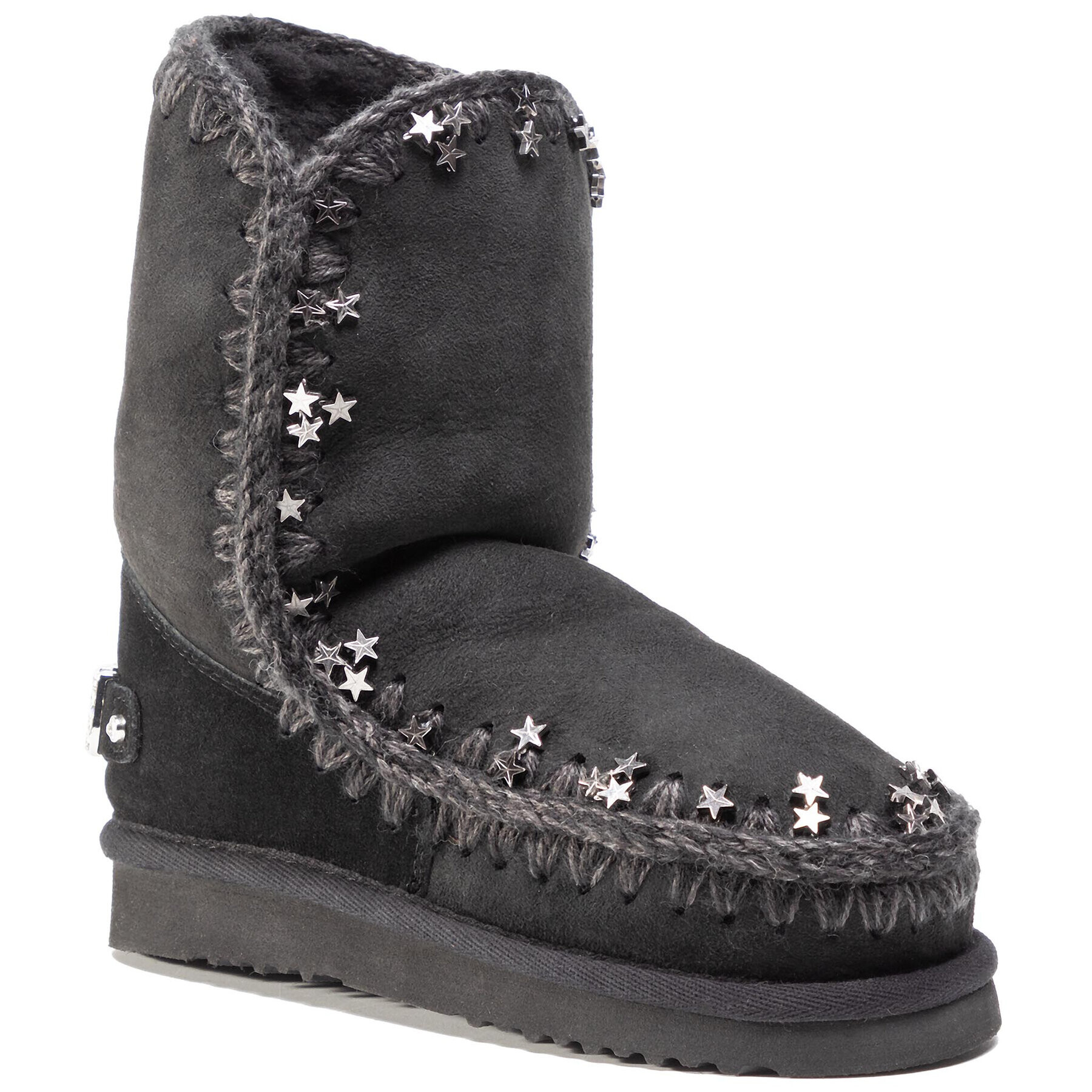 Mou Pantofi Eskimo 24 Metallic Stars FW101038A Negru - Pled.ro