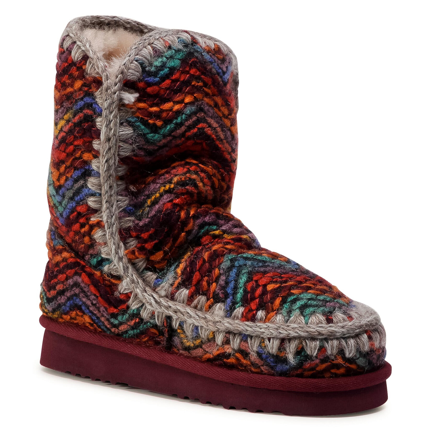 Mou Pantofi Eskimo 24 Wool Fabric FW101017K Colorat - Pled.ro