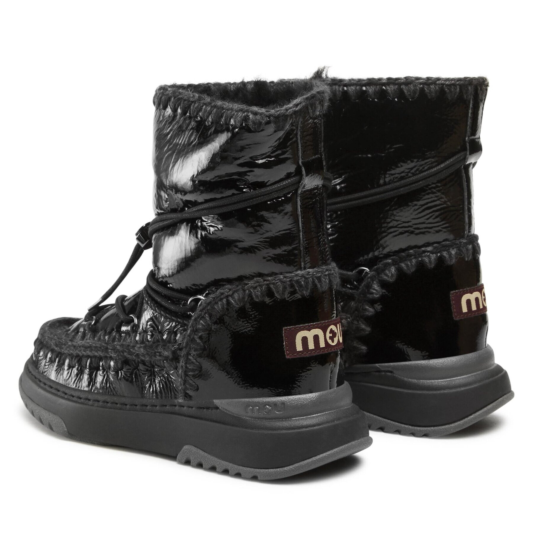 Mou Pantofi Jogger Snowboot Short FW421007C Negru - Pled.ro