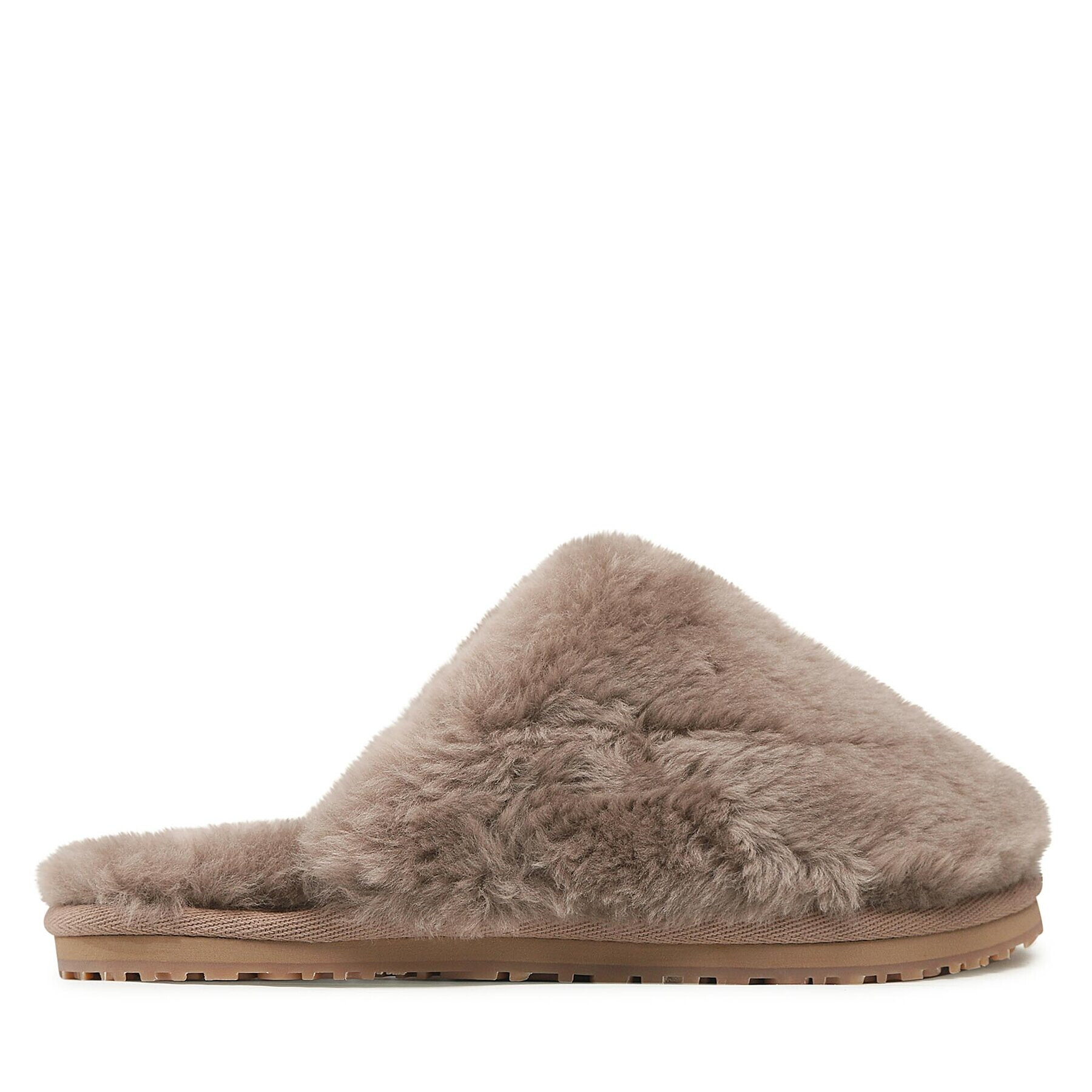 Mou Papuci de casă Closed Toe Sheepskin Fur Slippper FW161000L Bej - Pled.ro