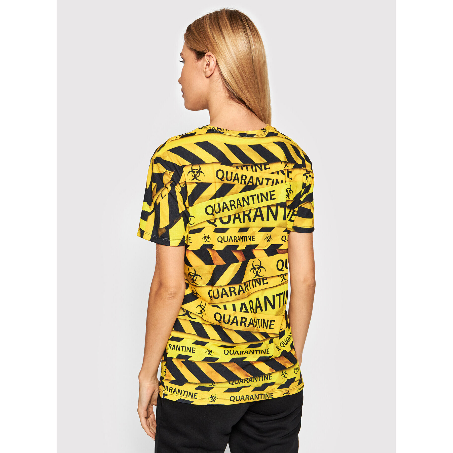 Mr. GUGU & Miss GO Tricou Unisex Quarantine Galben Regular Fit - Pled.ro