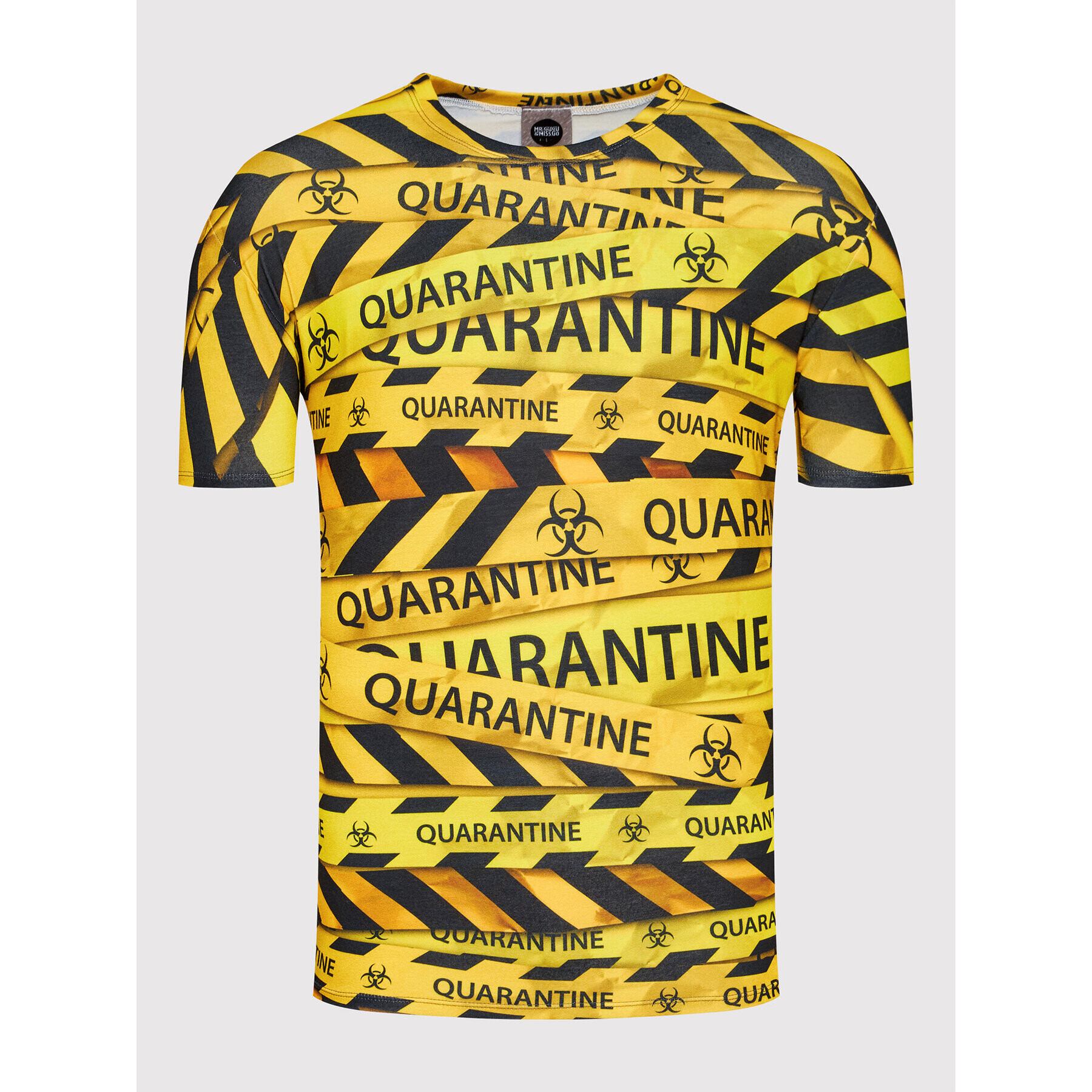 Mr. GUGU & Miss GO Tricou Unisex Quarantine Galben Regular Fit - Pled.ro