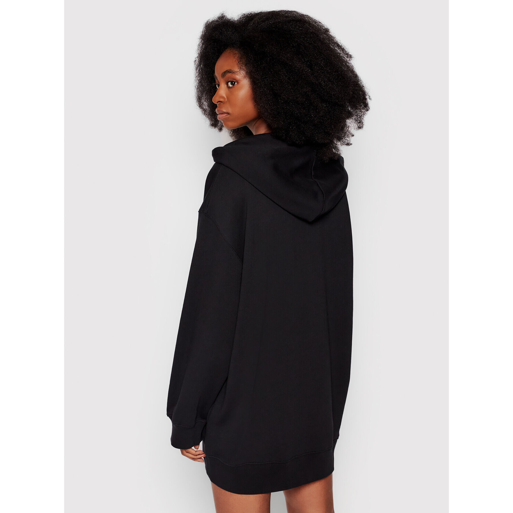 MSGM Bluză 3141MDM109 217799 Negru Oversize - Pled.ro