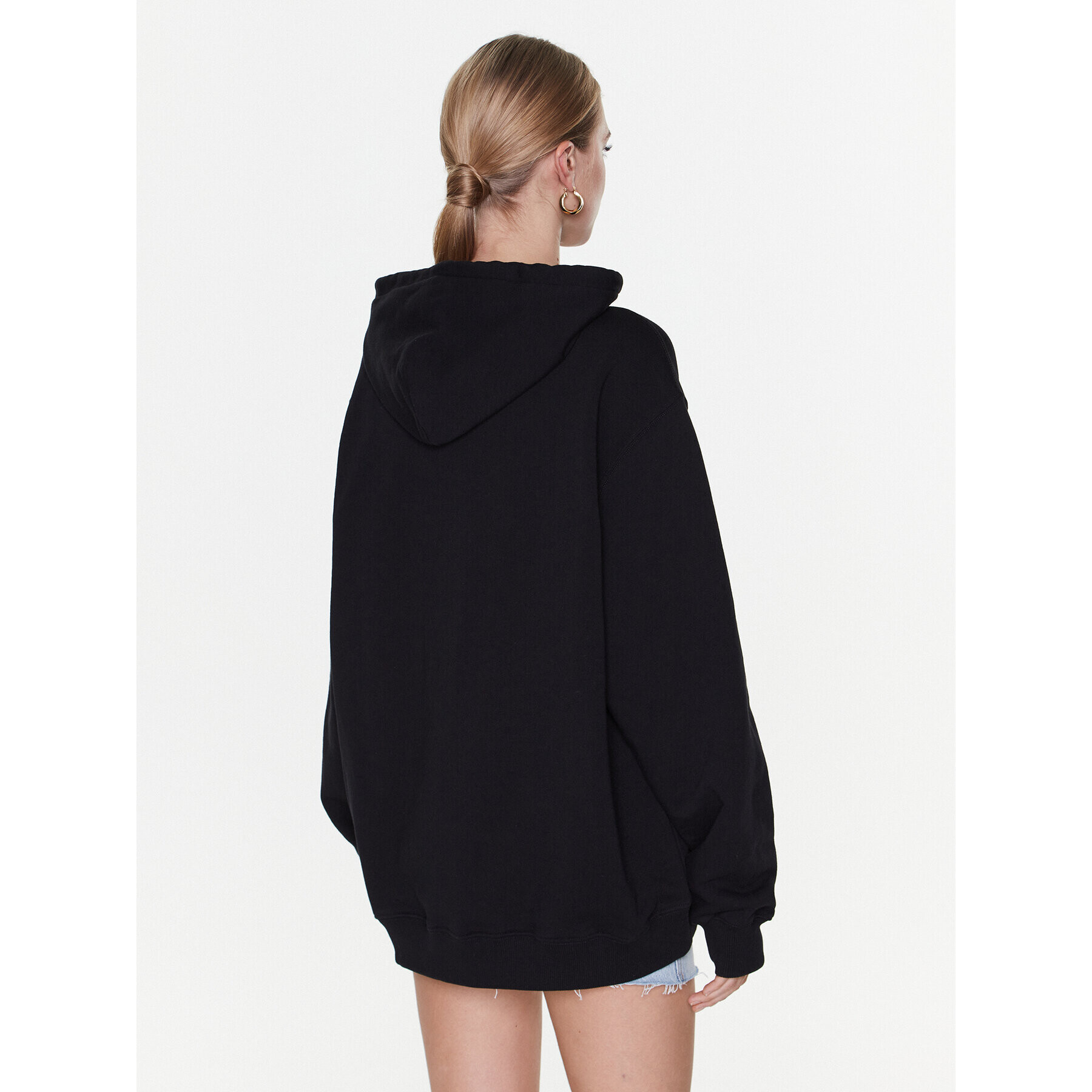 MSGM Bluză 3441MDM214 237000 Negru Relaxed Fit - Pled.ro