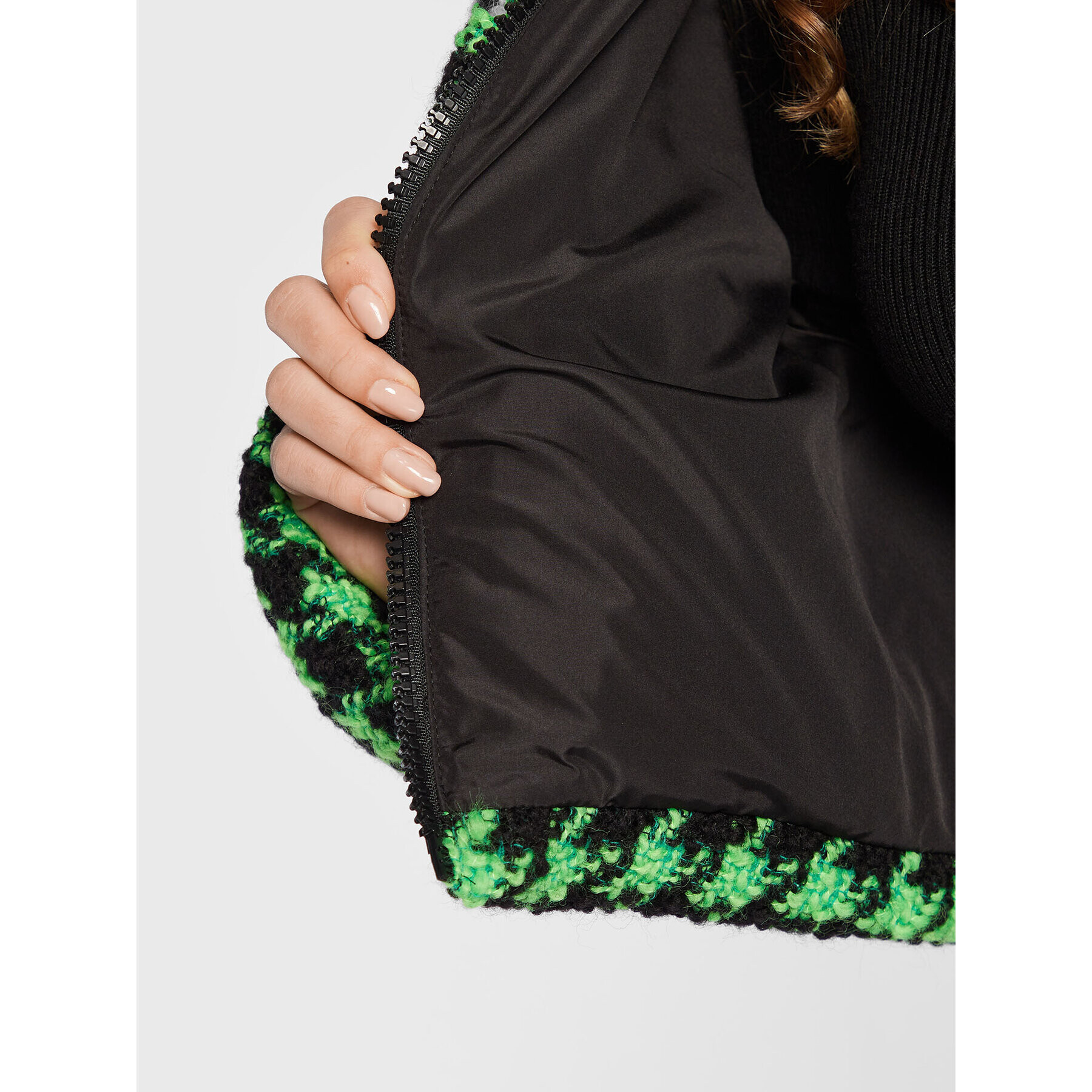 MSGM Geacă de iarnă 3341MDH27X 227607 Verde Regular Fit - Pled.ro