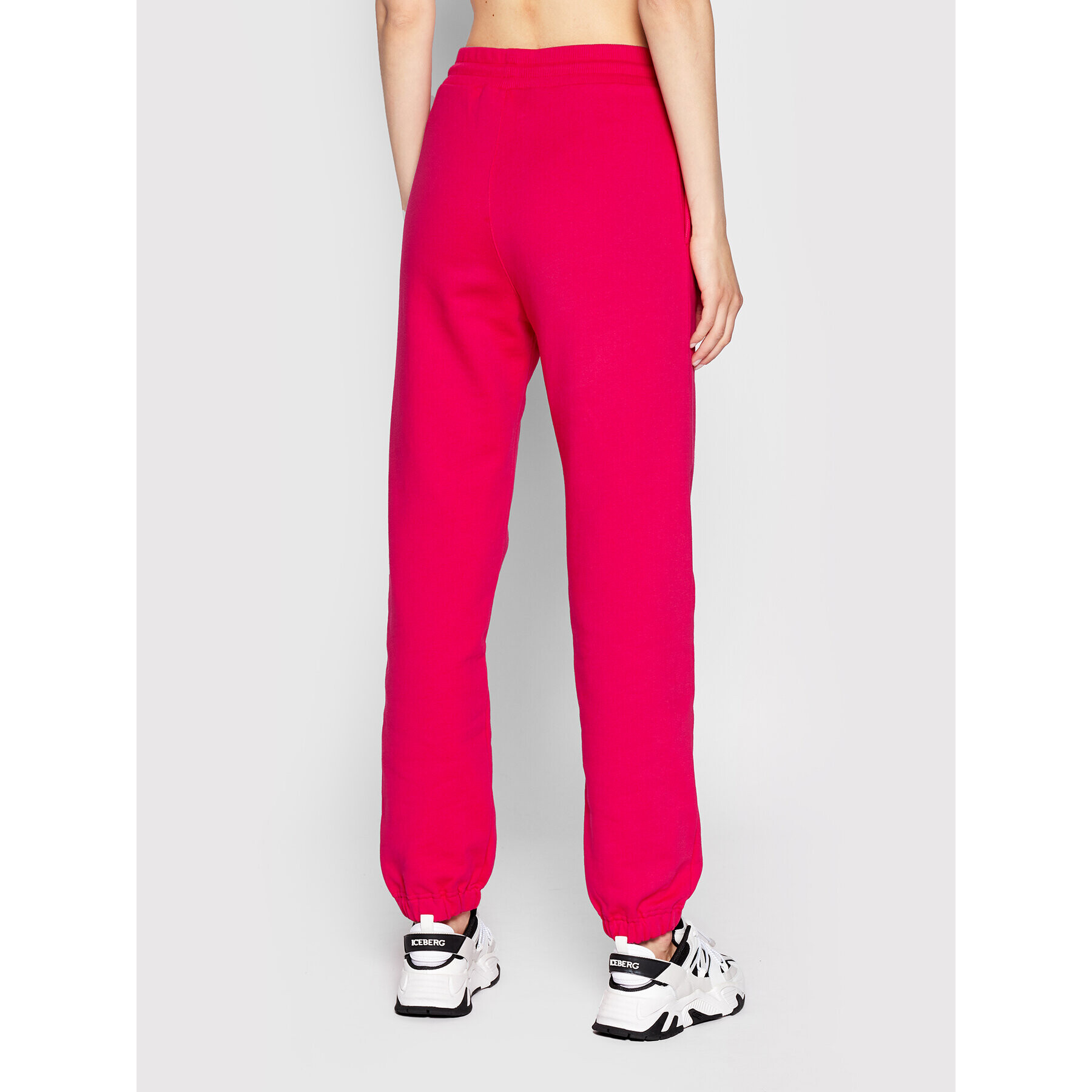 MSGM Pantaloni trening 3341MDP500 227799 Roz Regular Fit - Pled.ro