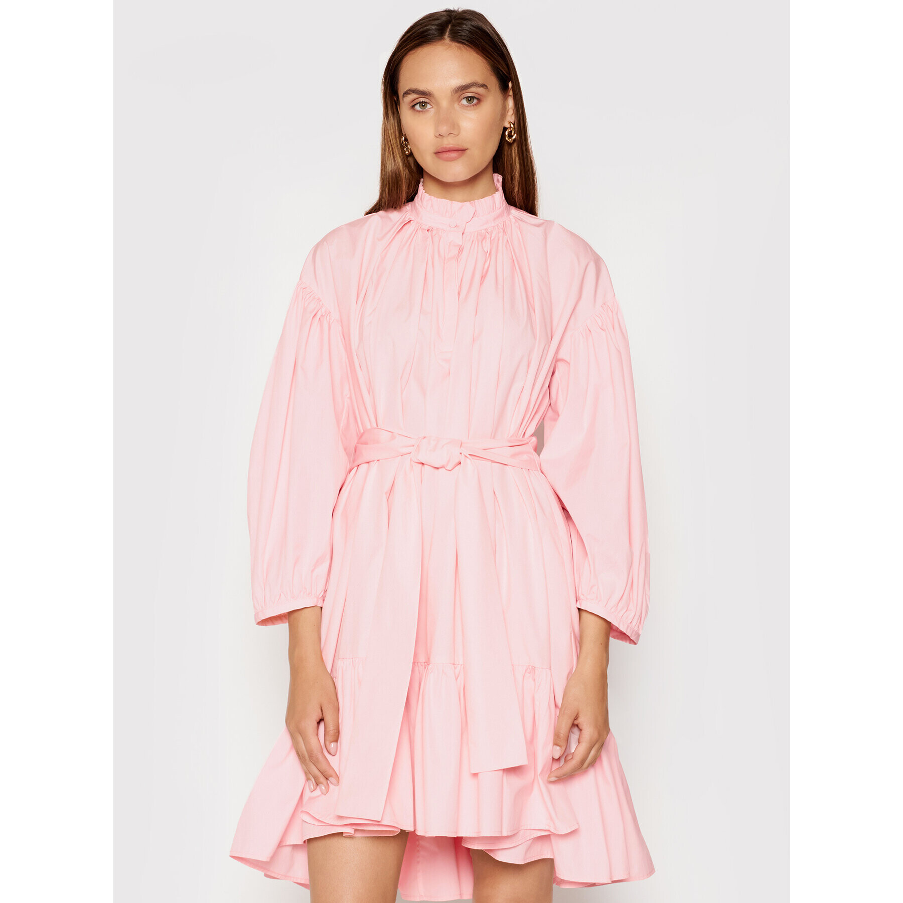 MSGM Rochie de zi 3141MDA29 217603 Roz Relaxed Fit - Pled.ro