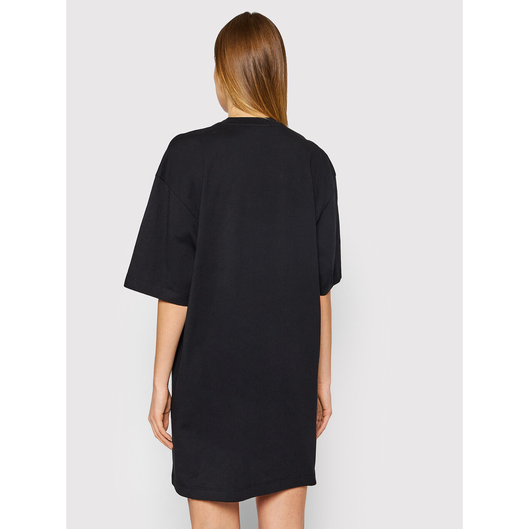 MSGM Rochie de zi 3241MDA510 227298 Negru Relaxed Fit - Pled.ro