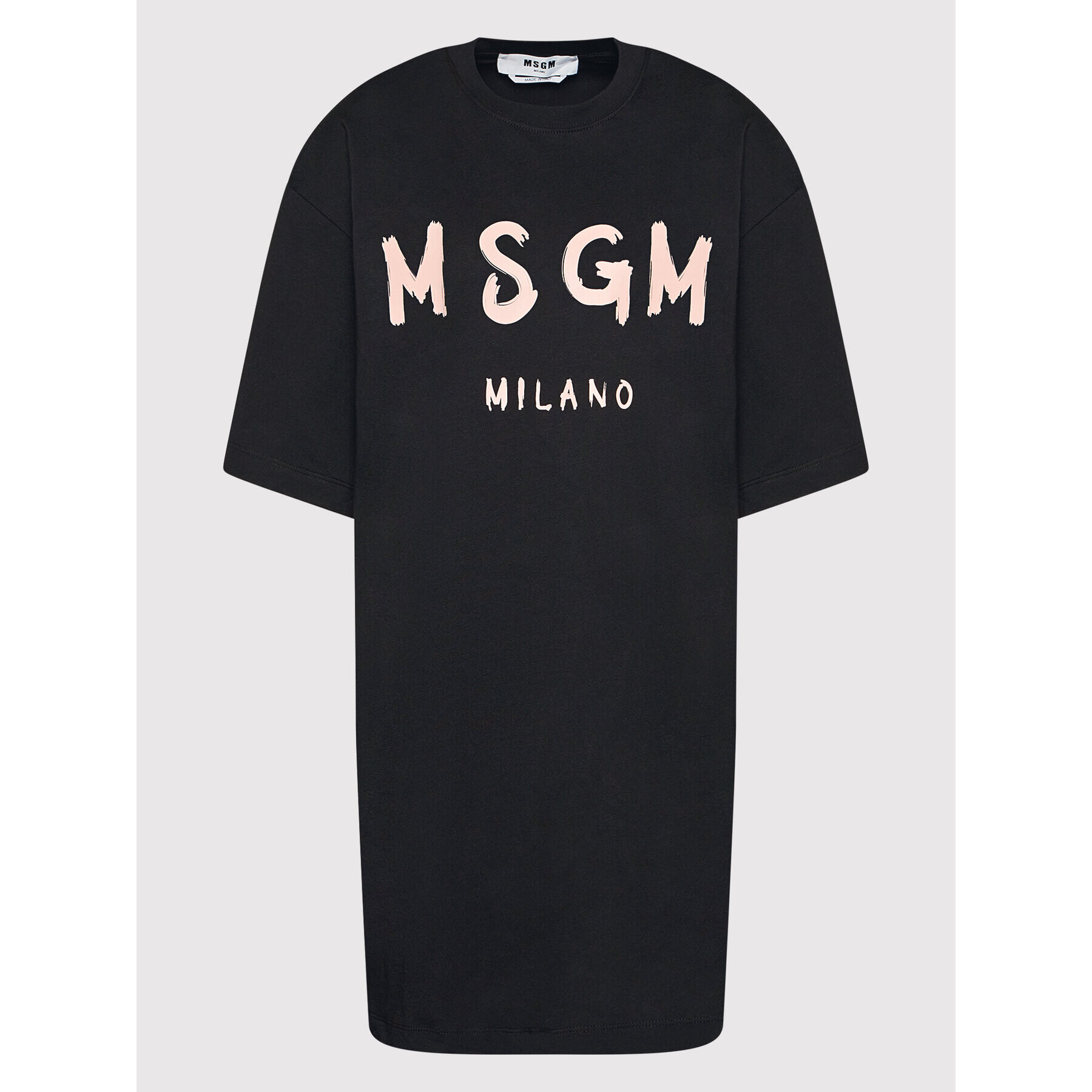 MSGM Rochie de zi 3241MDA510 227298 Negru Relaxed Fit - Pled.ro