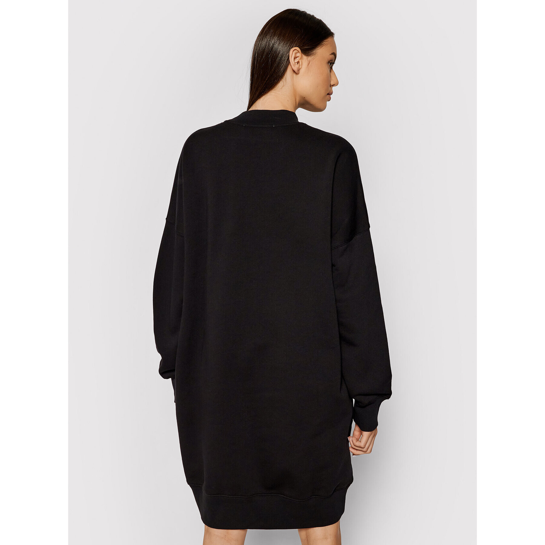 MSGM Rochie tricotată 2000MDA511 200001 Negru Oversize - Pled.ro