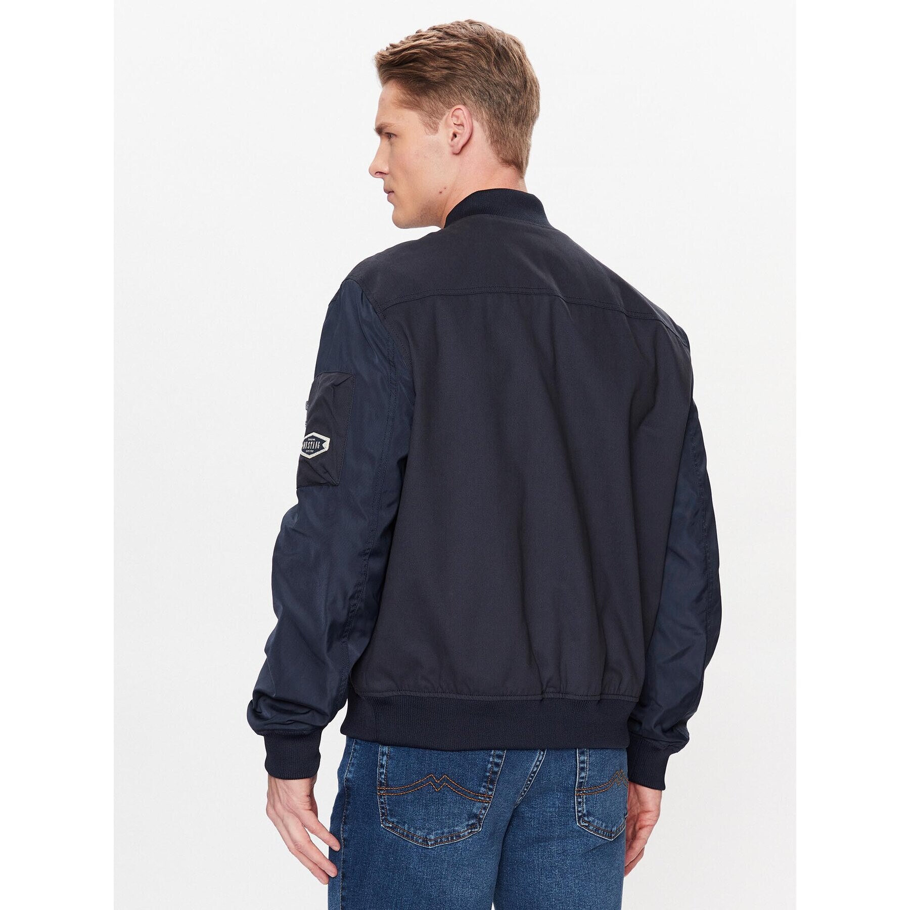 Mustang Geacă bomber Daniel 1013497 Bleumarin Regular Fit - Pled.ro