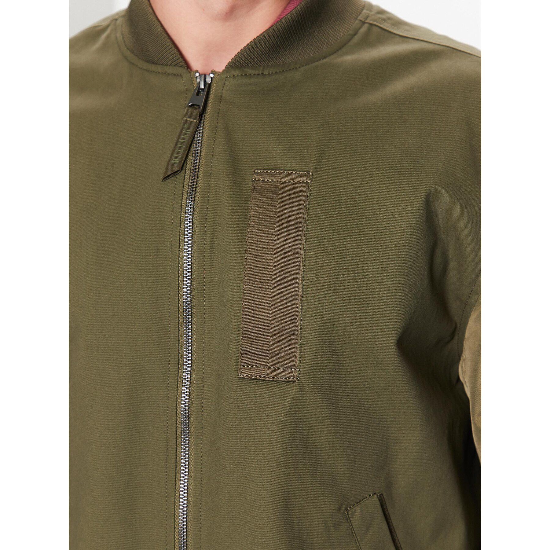 Mustang Geacă bomber Daniel 1013497 Verde Regular Fit - Pled.ro