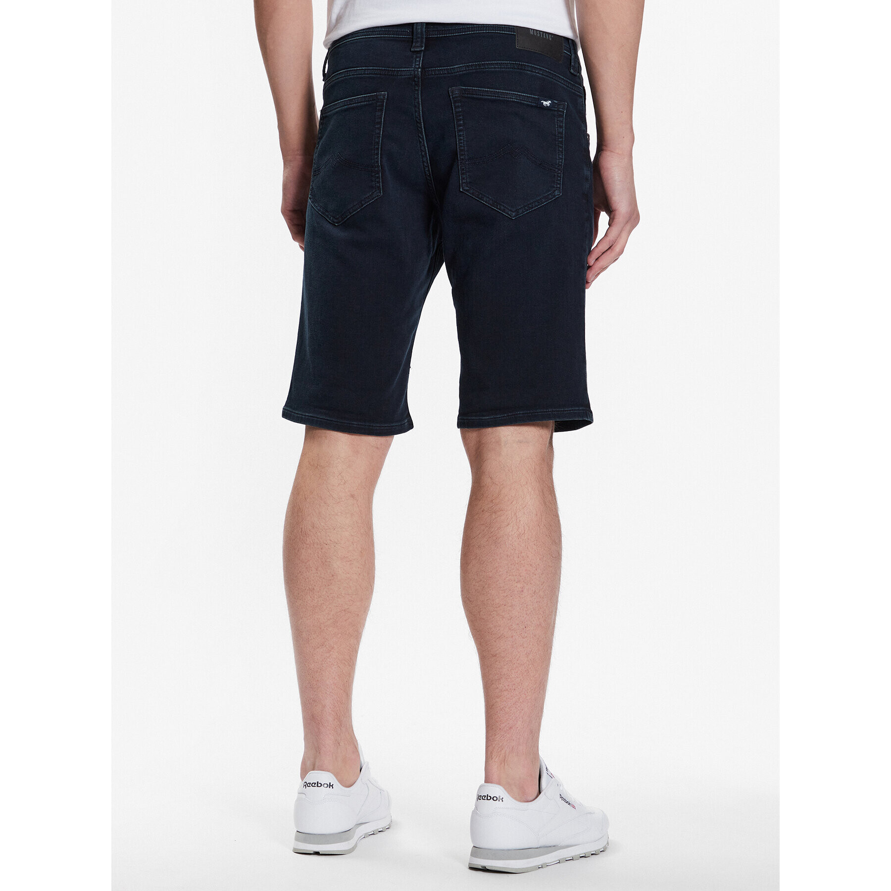 Mustang Pantaloni scurți de blugi Chicago 1013432 Bleumarin Regular Fit - Pled.ro