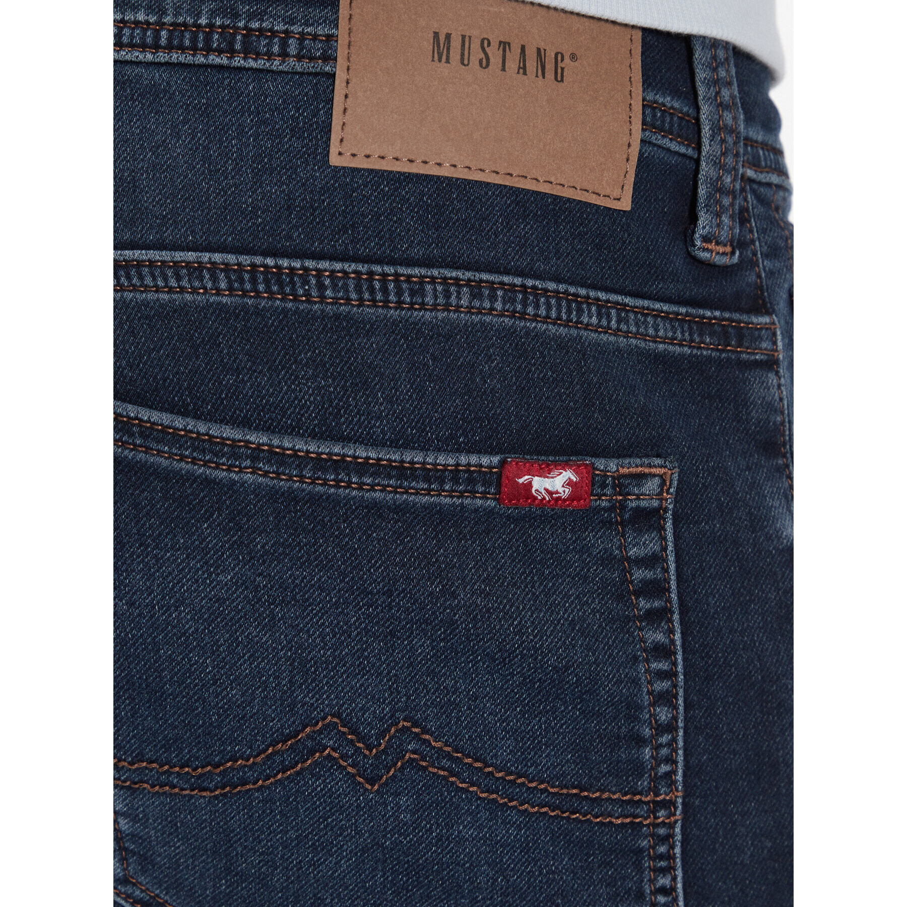 Mustang Pantaloni scurți de blugi Chicago 1013432 Bleumarin Regular Fit - Pled.ro