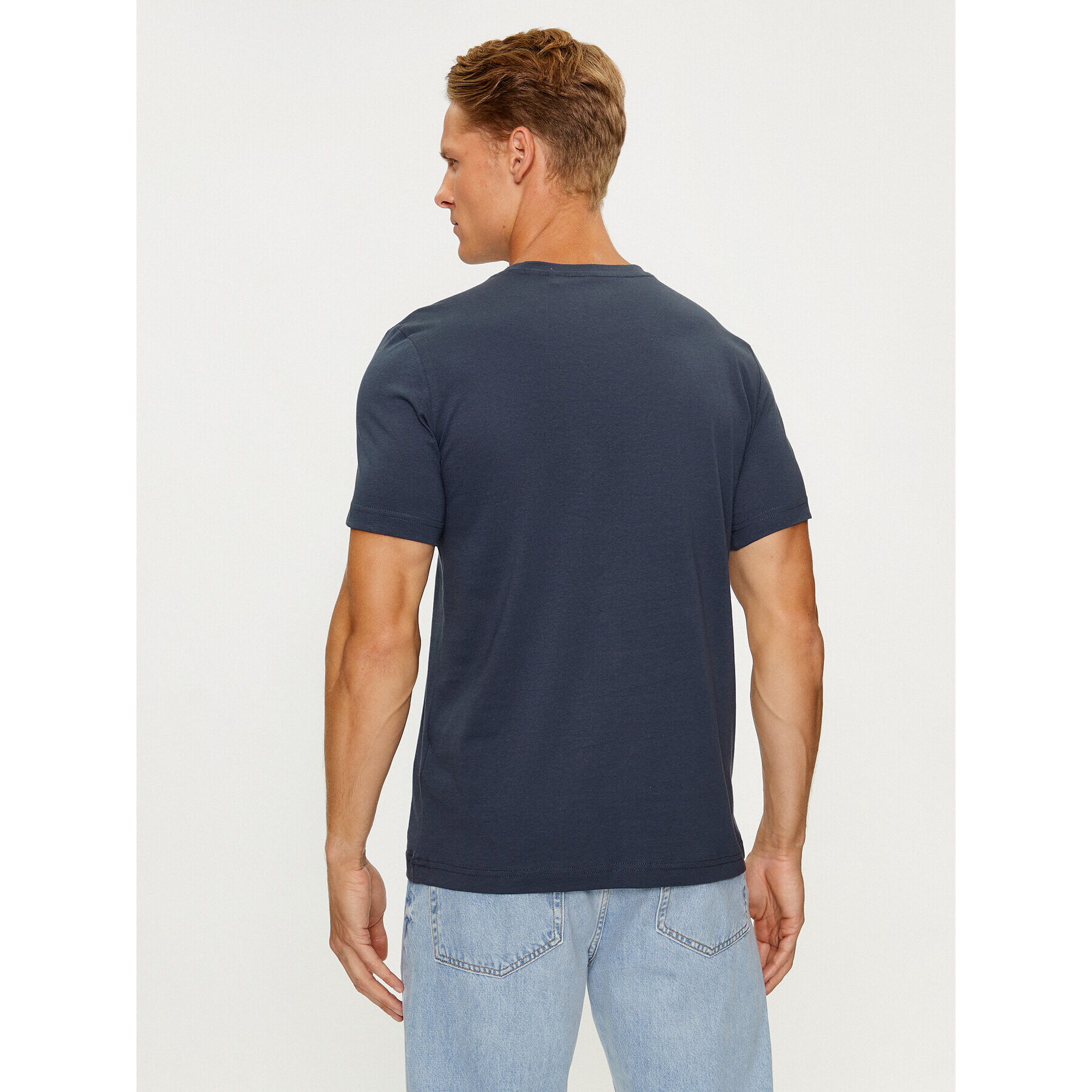 Mustang Tricou Alex 1013223 Bleumarin Regular Fit - Pled.ro