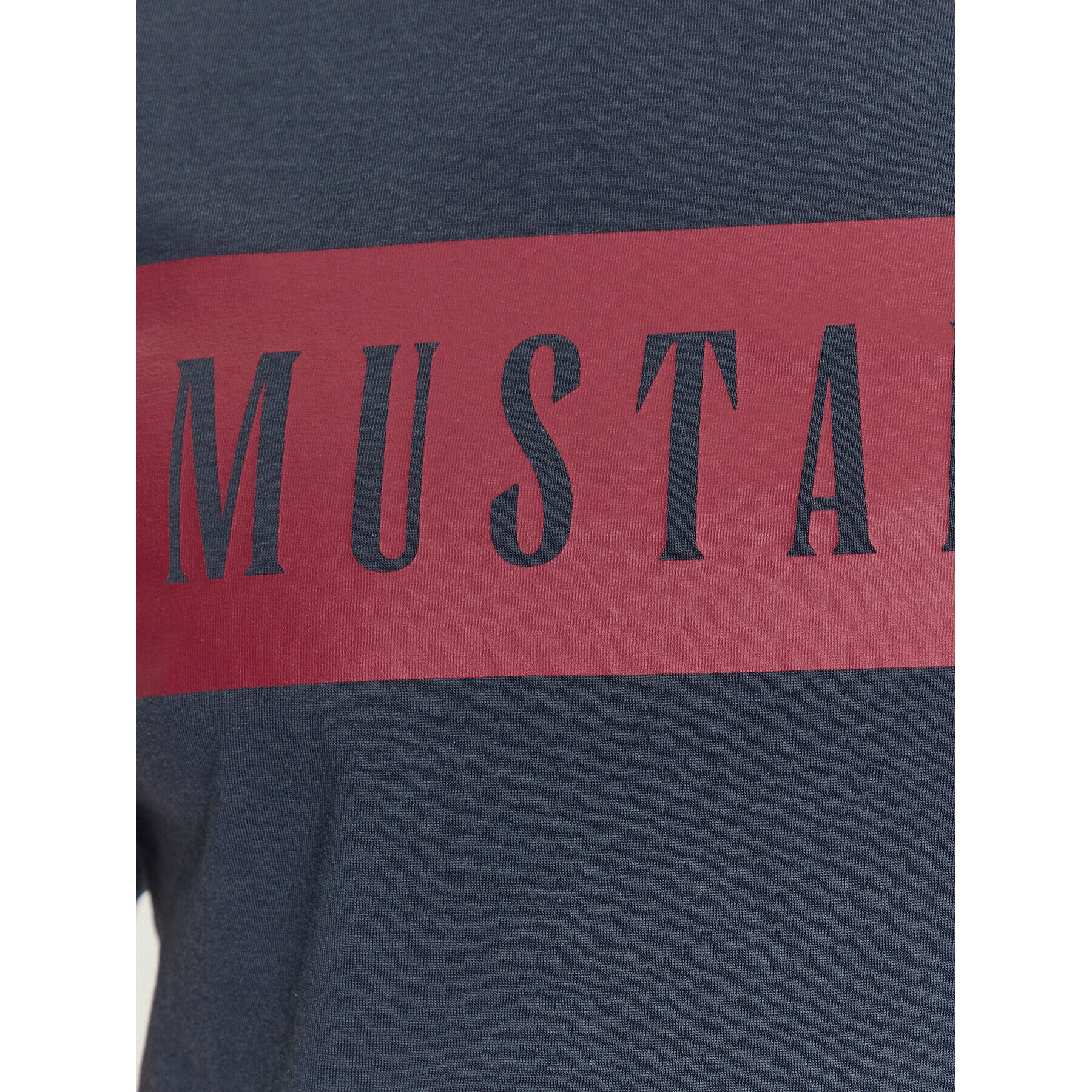 Mustang Tricou Alex 1013223 Bleumarin Regular Fit - Pled.ro