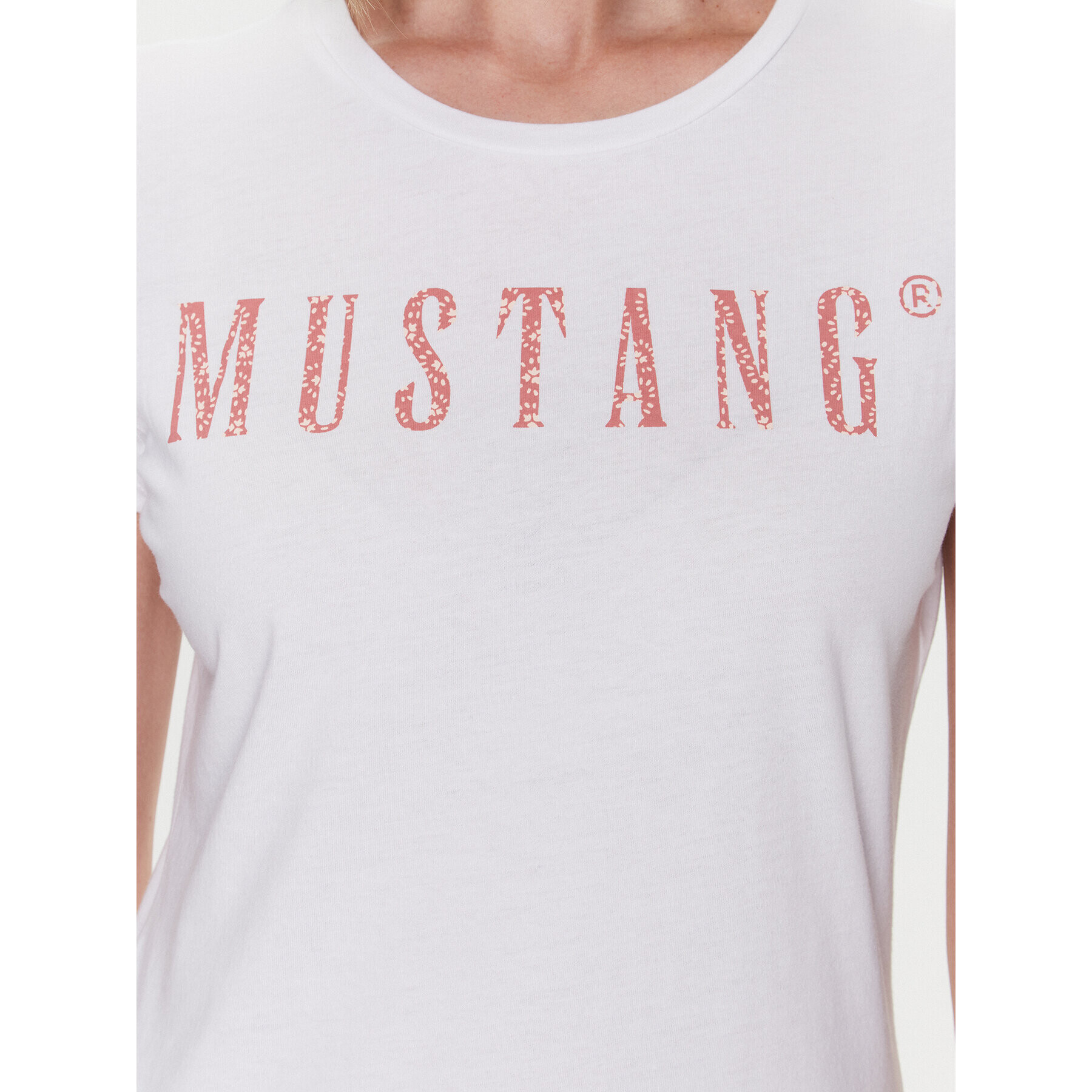 Mustang Tricou Alexia C Print 1013620 Alb Regular Fit - Pled.ro