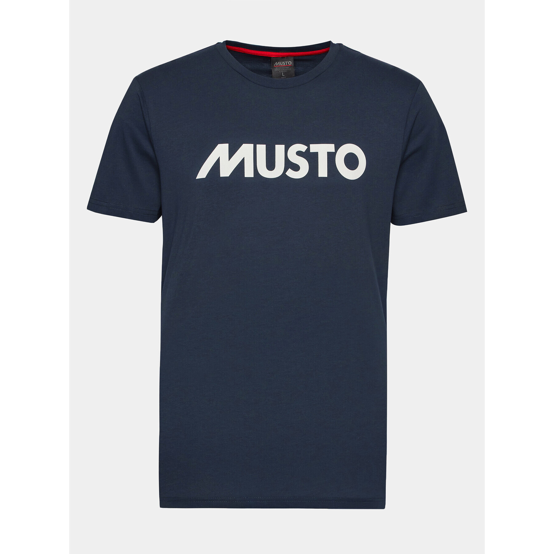 Musto Tricou Logo 82451 Bleumarin Regular Fit - Pled.ro