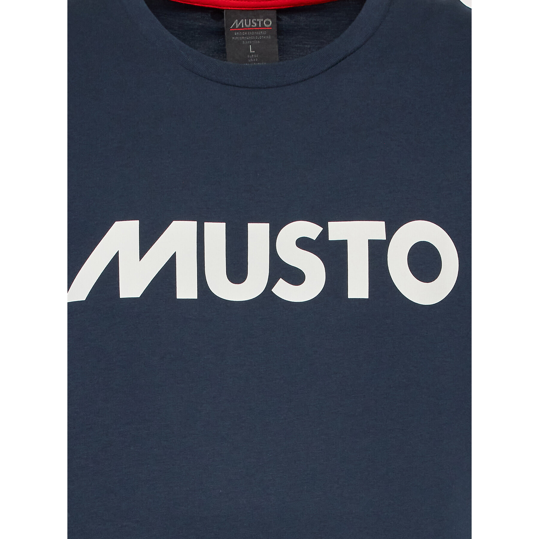 Musto Tricou Logo 82451 Bleumarin Regular Fit - Pled.ro