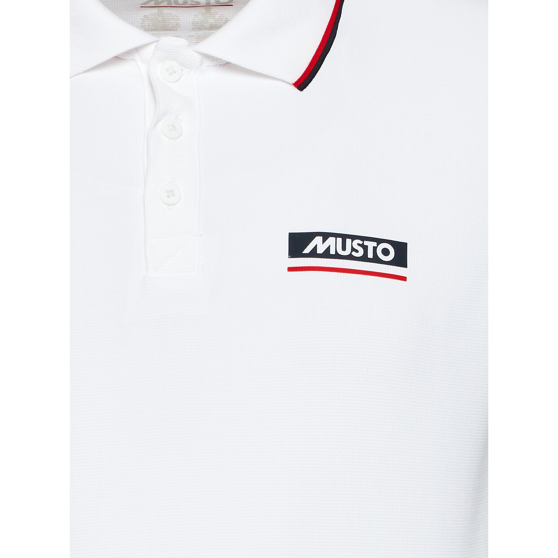 Musto Tricou polo Corsica 82322 Alb Regular Fit - Pled.ro