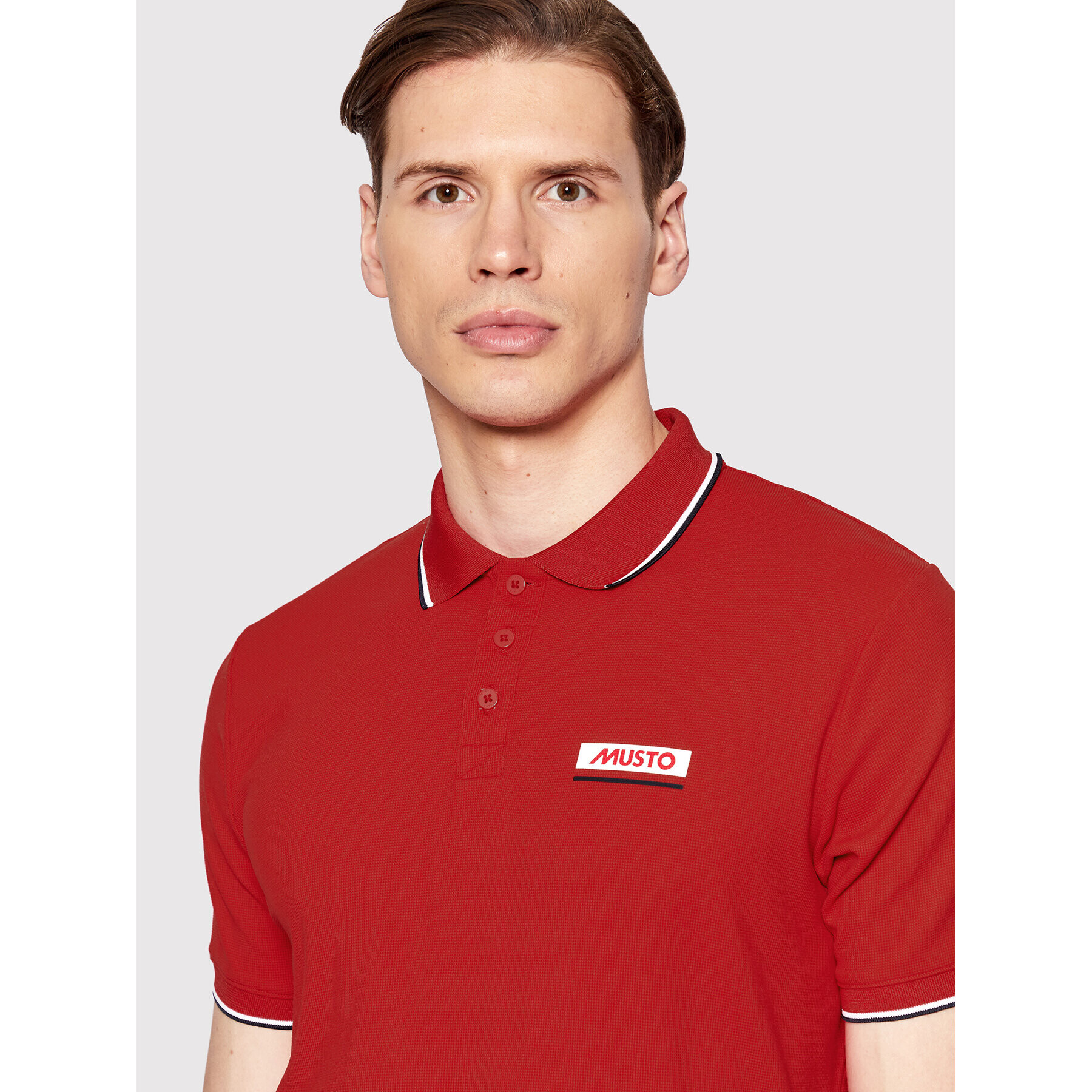 Musto Tricou polo Corsica 82322 Roșu Regular Fit - Pled.ro