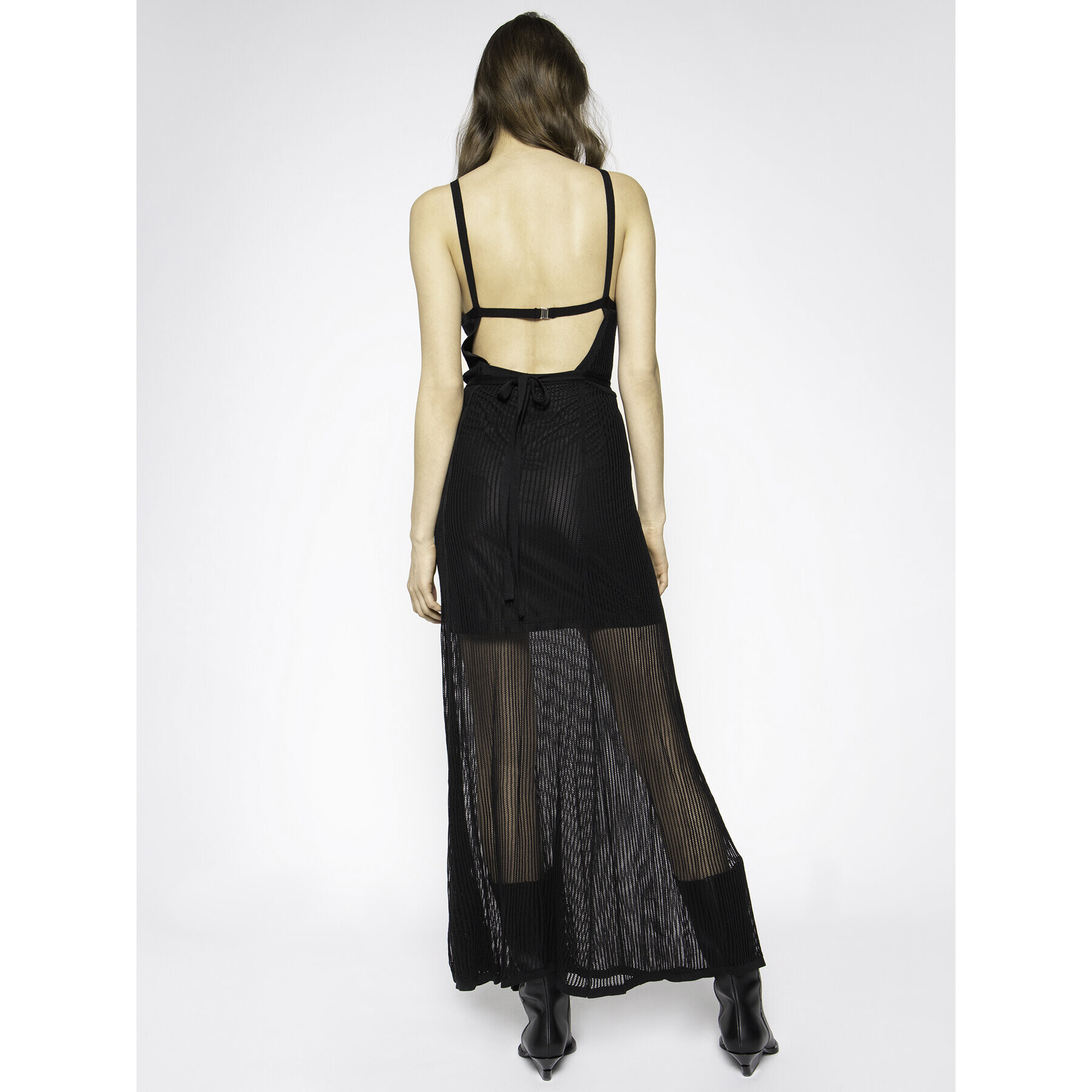 My Twin Rochie cocktail 201MT3010 Negru Regular Fit - Pled.ro