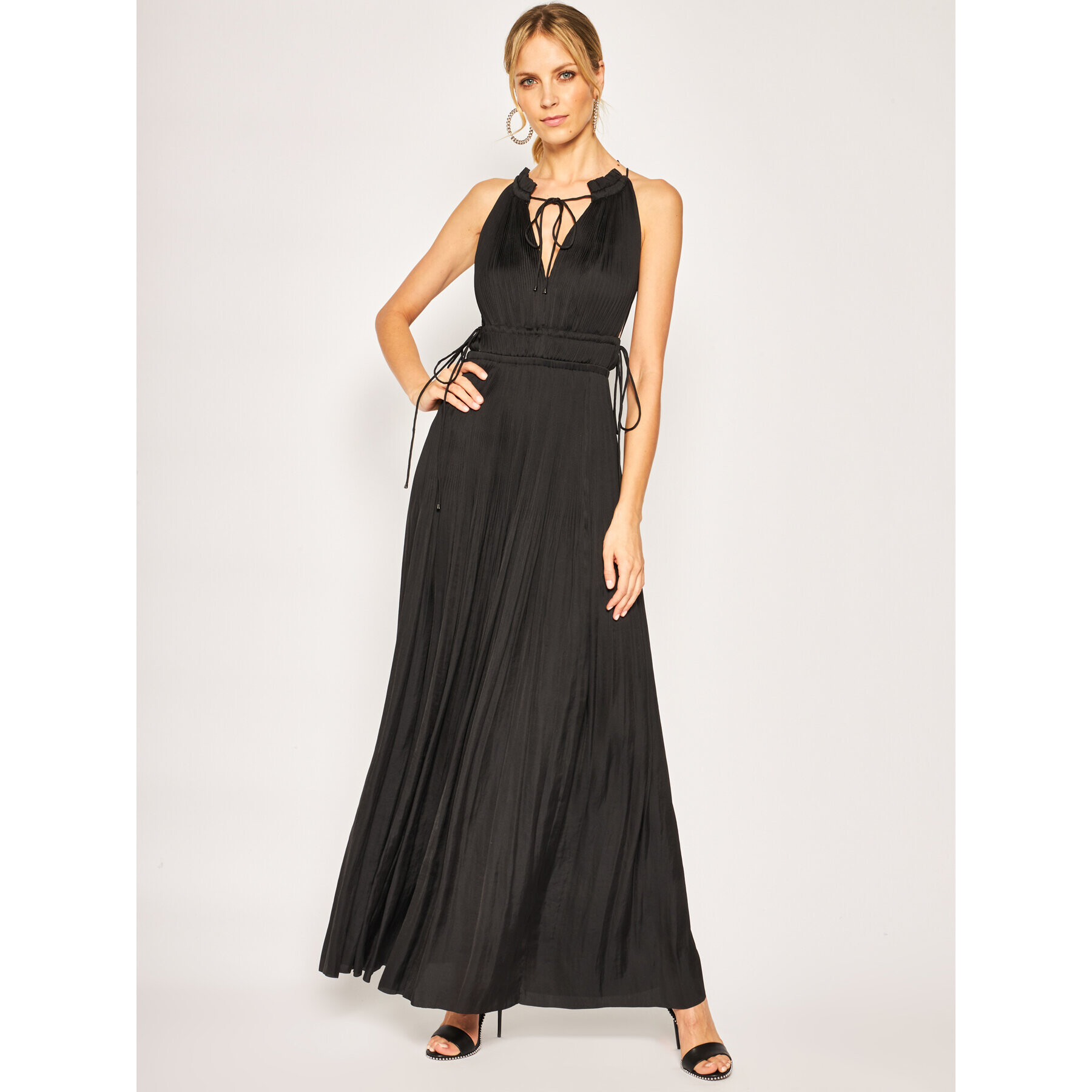 My Twin Rochie de seară 201MT2142 Negru Loose Fit - Pled.ro