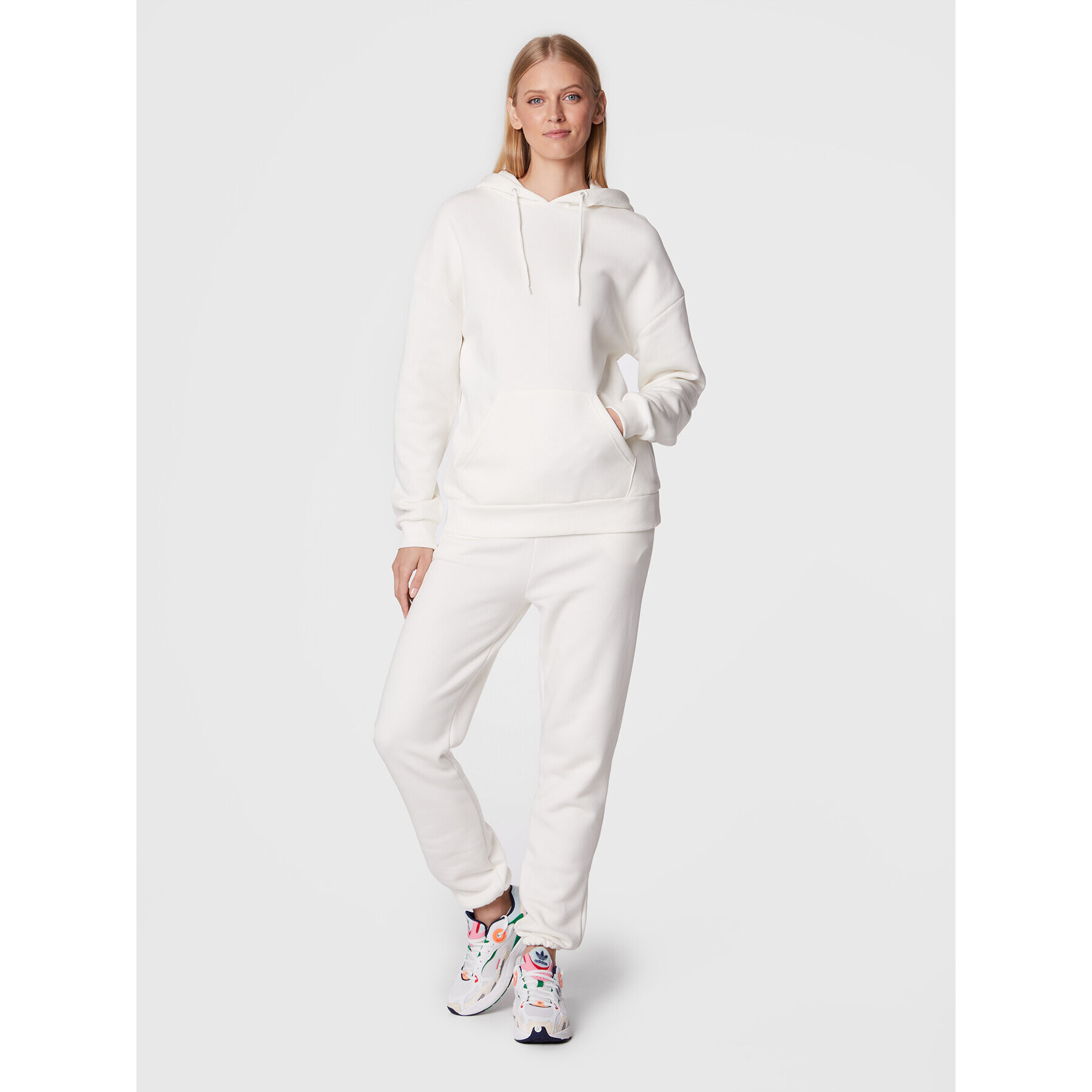 NA-KD Bluză Move 1100-006316-0260-003 Alb Relaxed Fit - Pled.ro