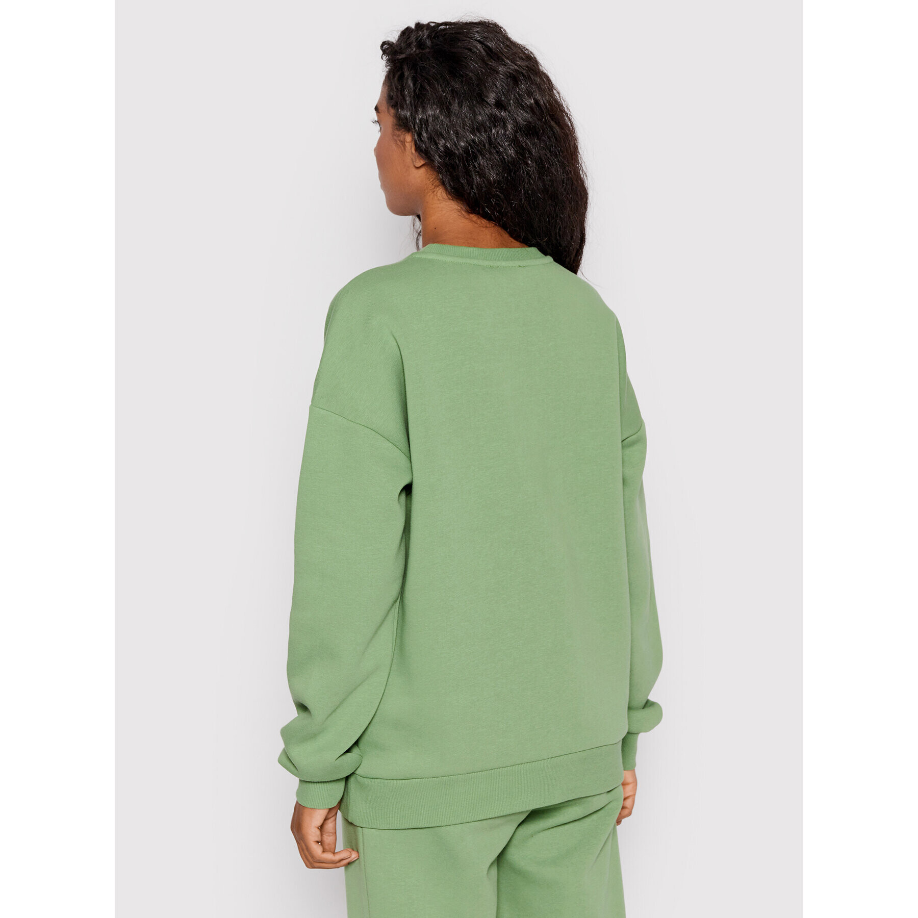 NA-KD Bluză Optimist 1100-006241-5310-003 Verde Relaxed Fit - Pled.ro