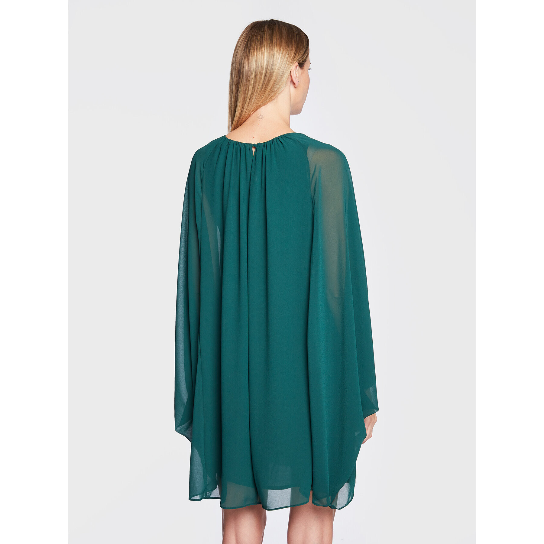 NAF NAF Rochie cocktail Ktoday THNR35 Verde Relaxed Fit - Pled.ro