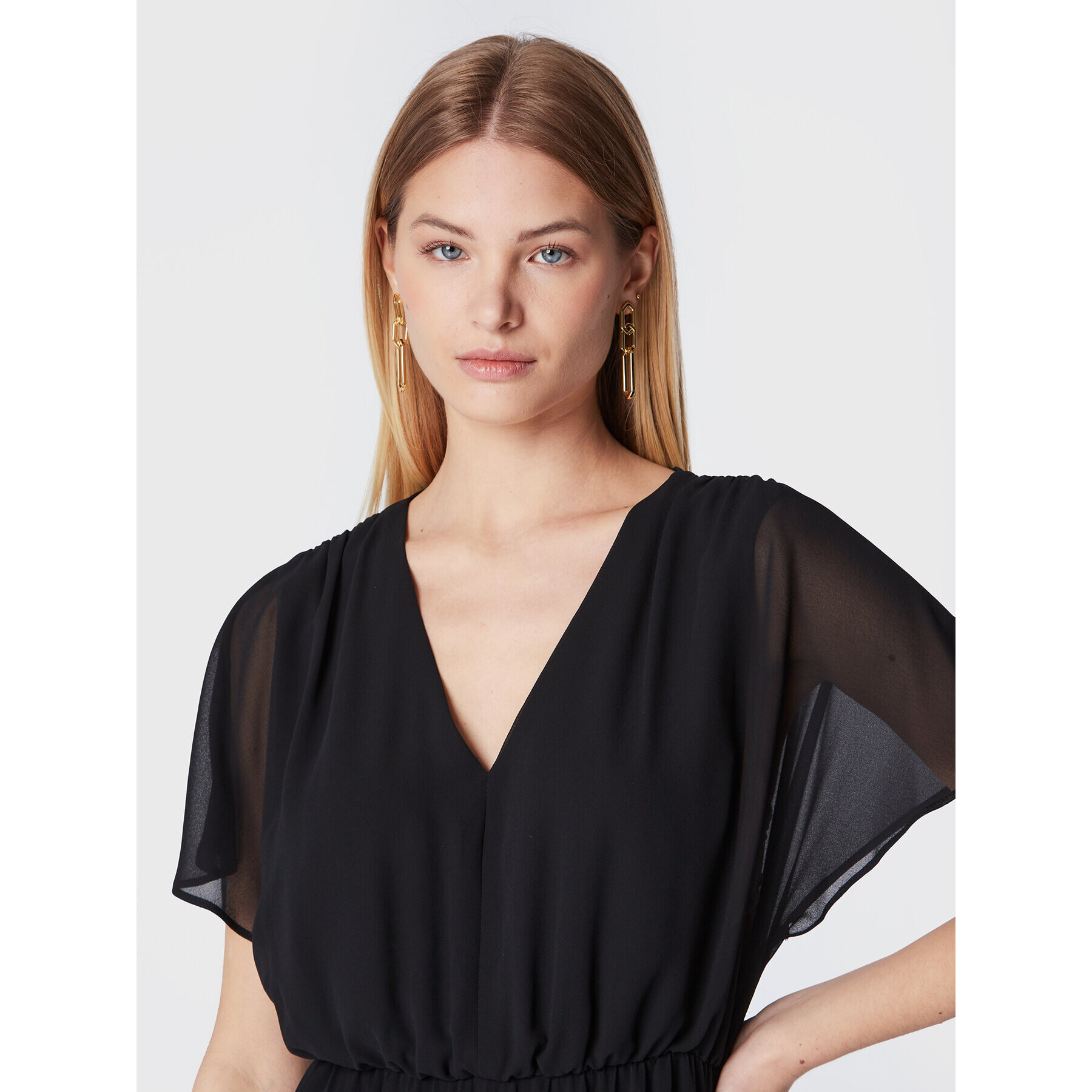 NAF NAF Rochie cocktail Lalao THNR5 Negru Regular Fit - Pled.ro