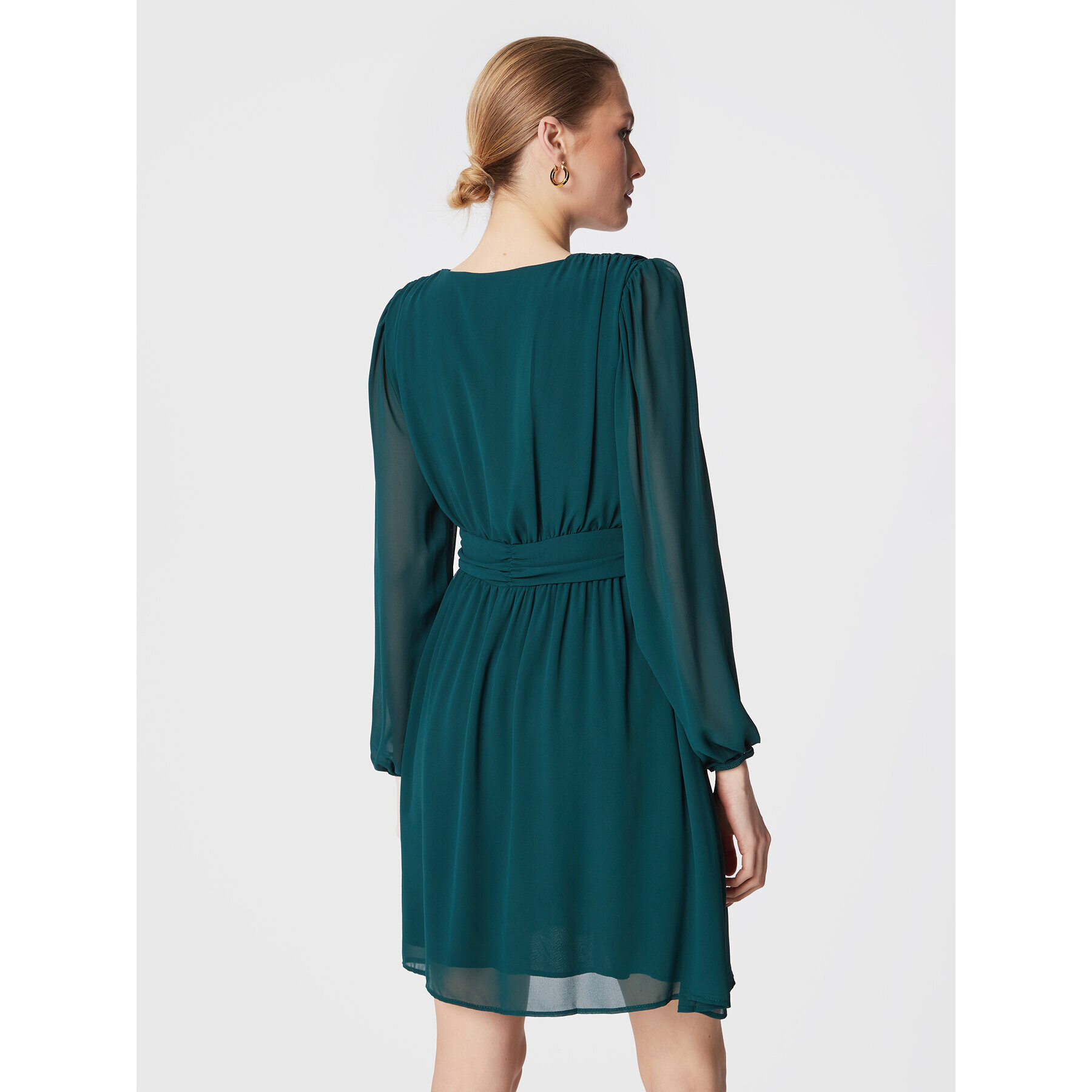 NAF NAF Rochie de zi Hanya R1 THNR89A Verde Regular Fit - Pled.ro