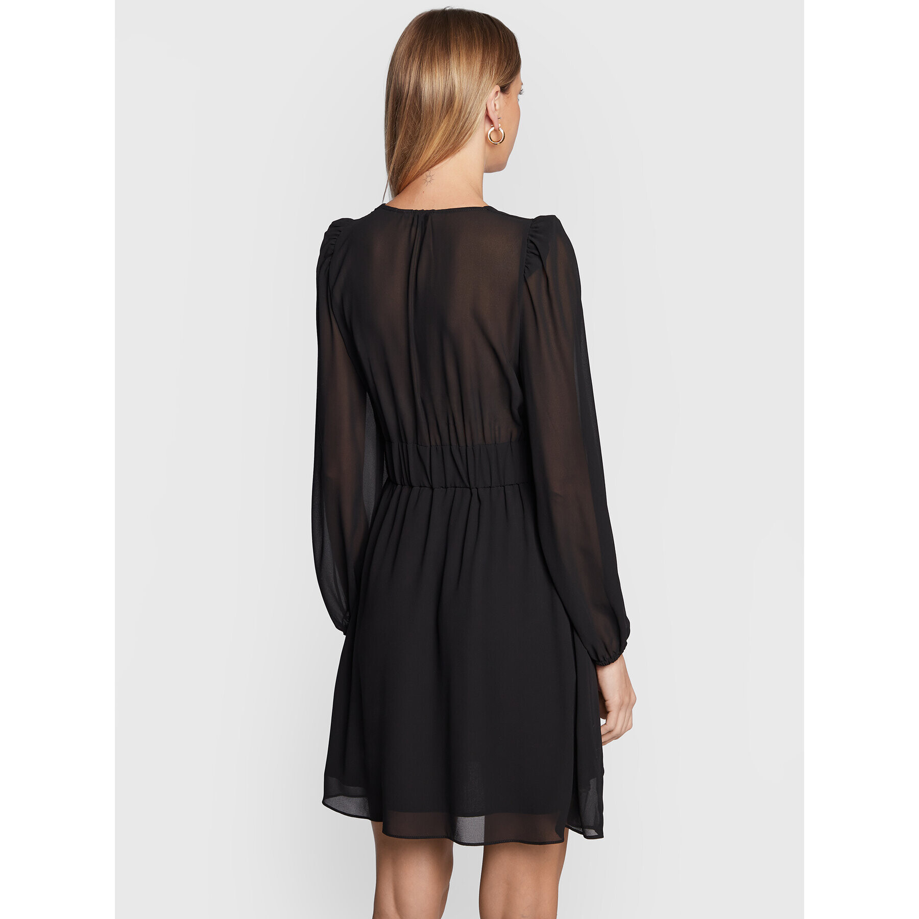 NAF NAF Rochie de zi Katy THNR143A Negru Regular Fit - Pled.ro