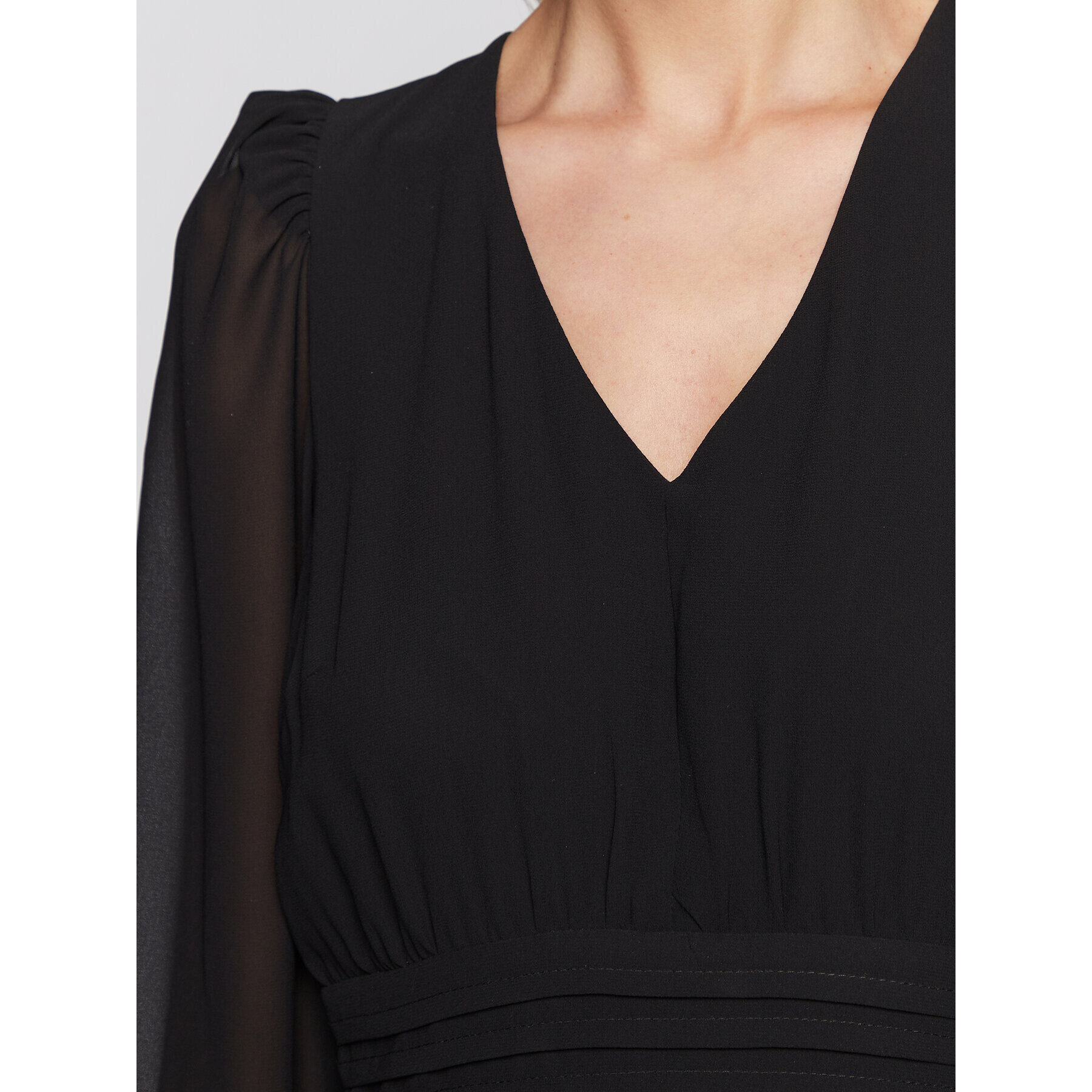 NAF NAF Rochie de zi Katy THNR143A Negru Regular Fit - Pled.ro