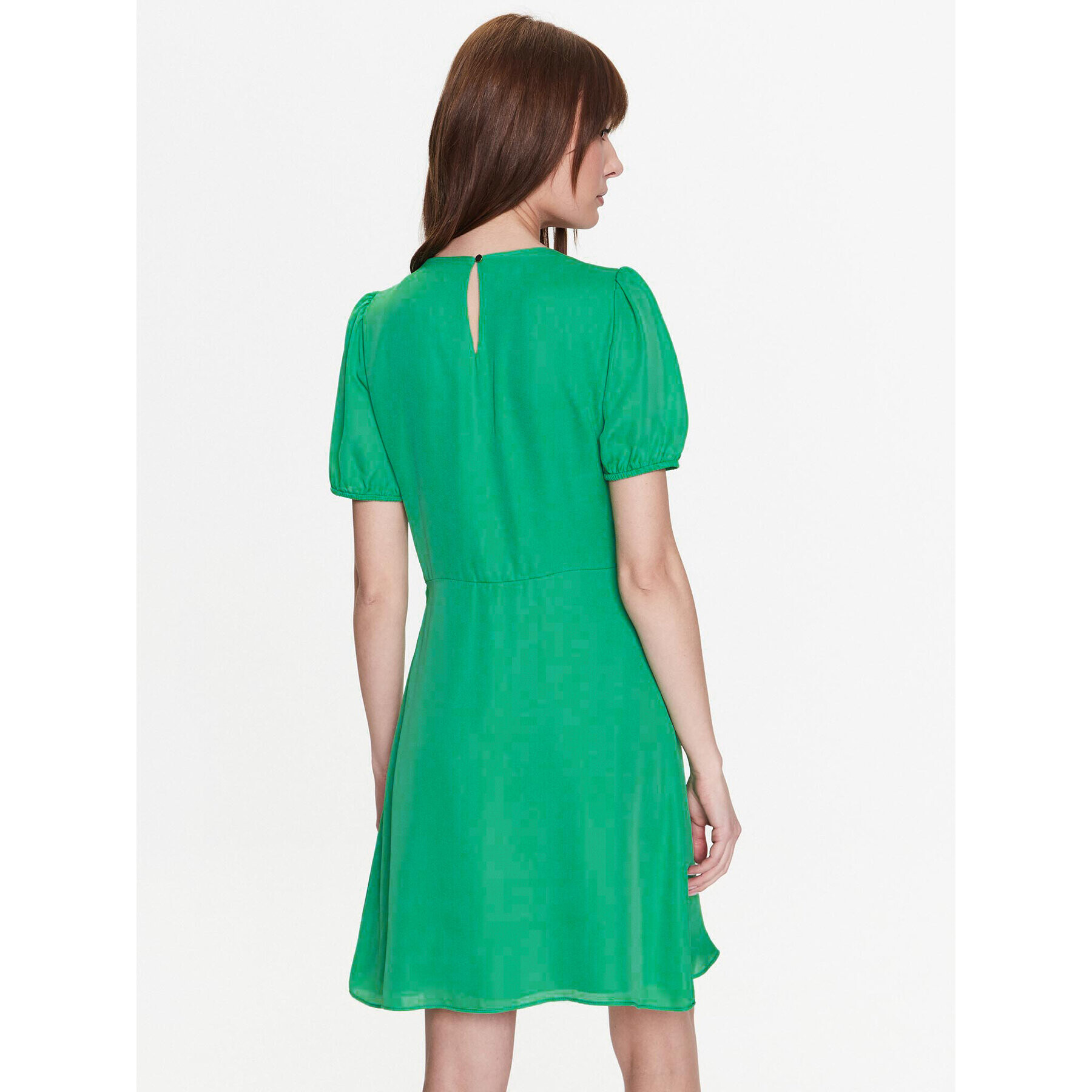 NAF NAF Rochie Kelia XENR25 Verde Regular Fit - Pled.ro