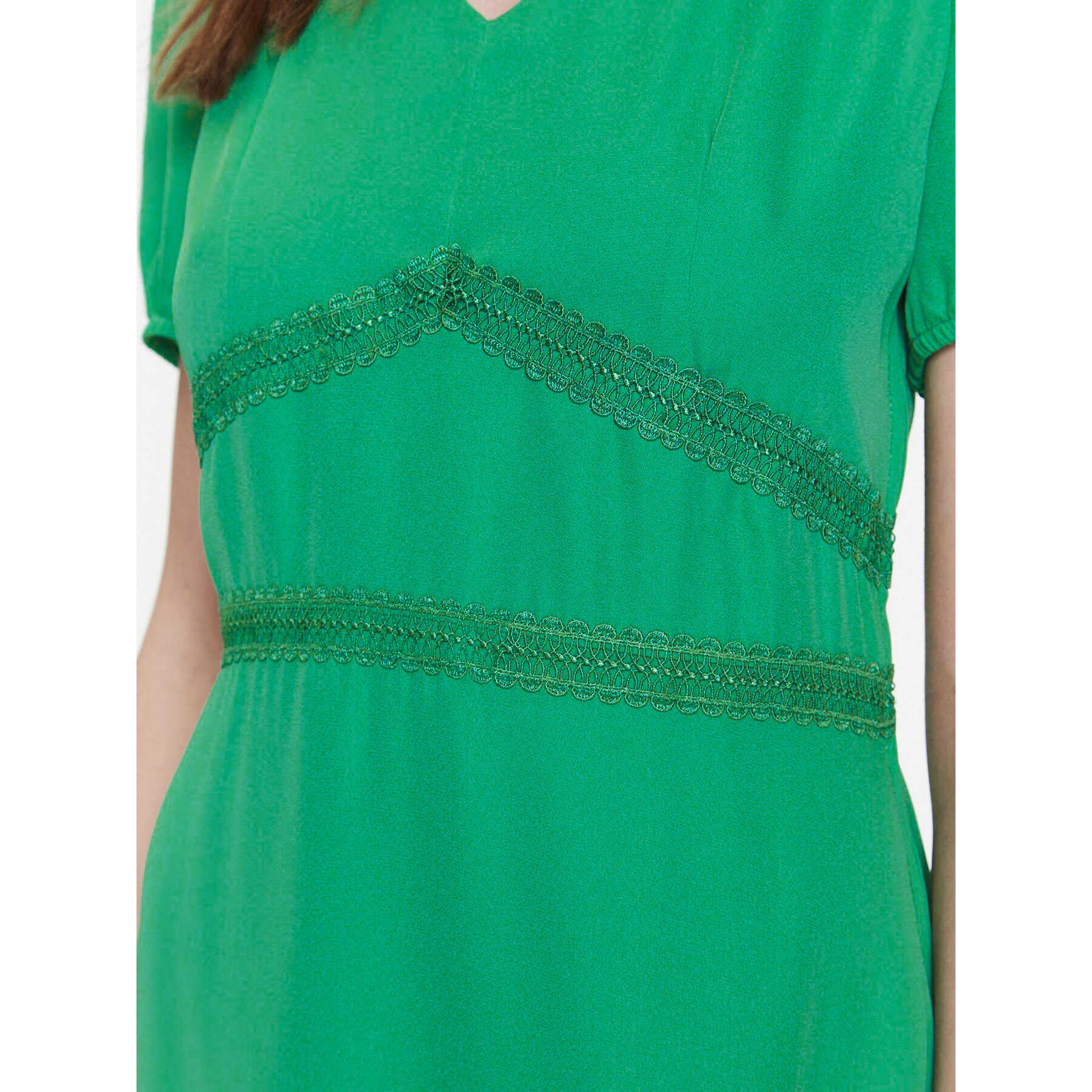 NAF NAF Rochie Kelia XENR25 Verde Regular Fit - Pled.ro