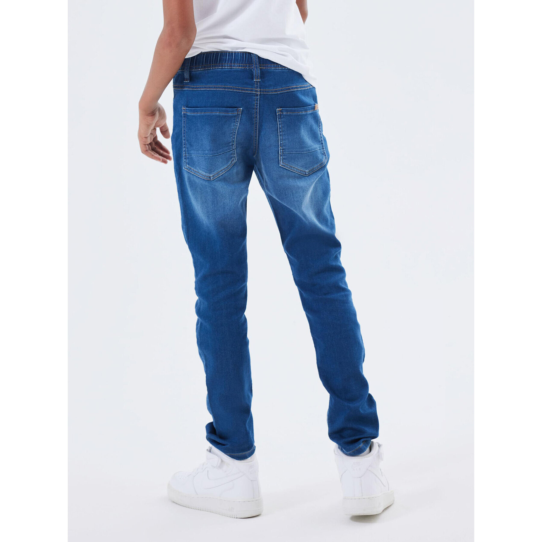 NAME IT Blugi Robin 13185212 Albastru Slim Fit - Pled.ro