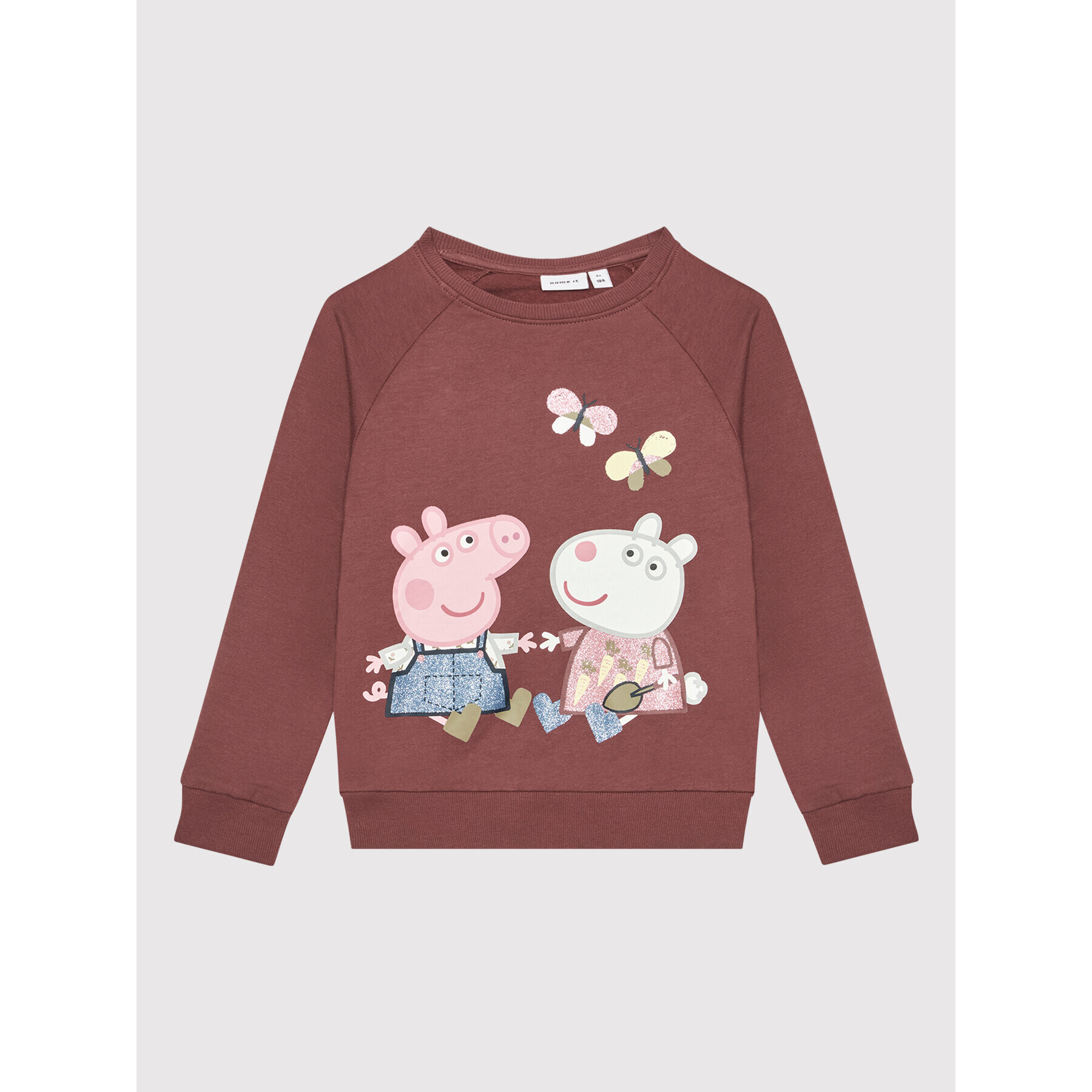 NAME IT Bluză PEPPA PIG 13198789 Vișiniu Regular Fit - Pled.ro