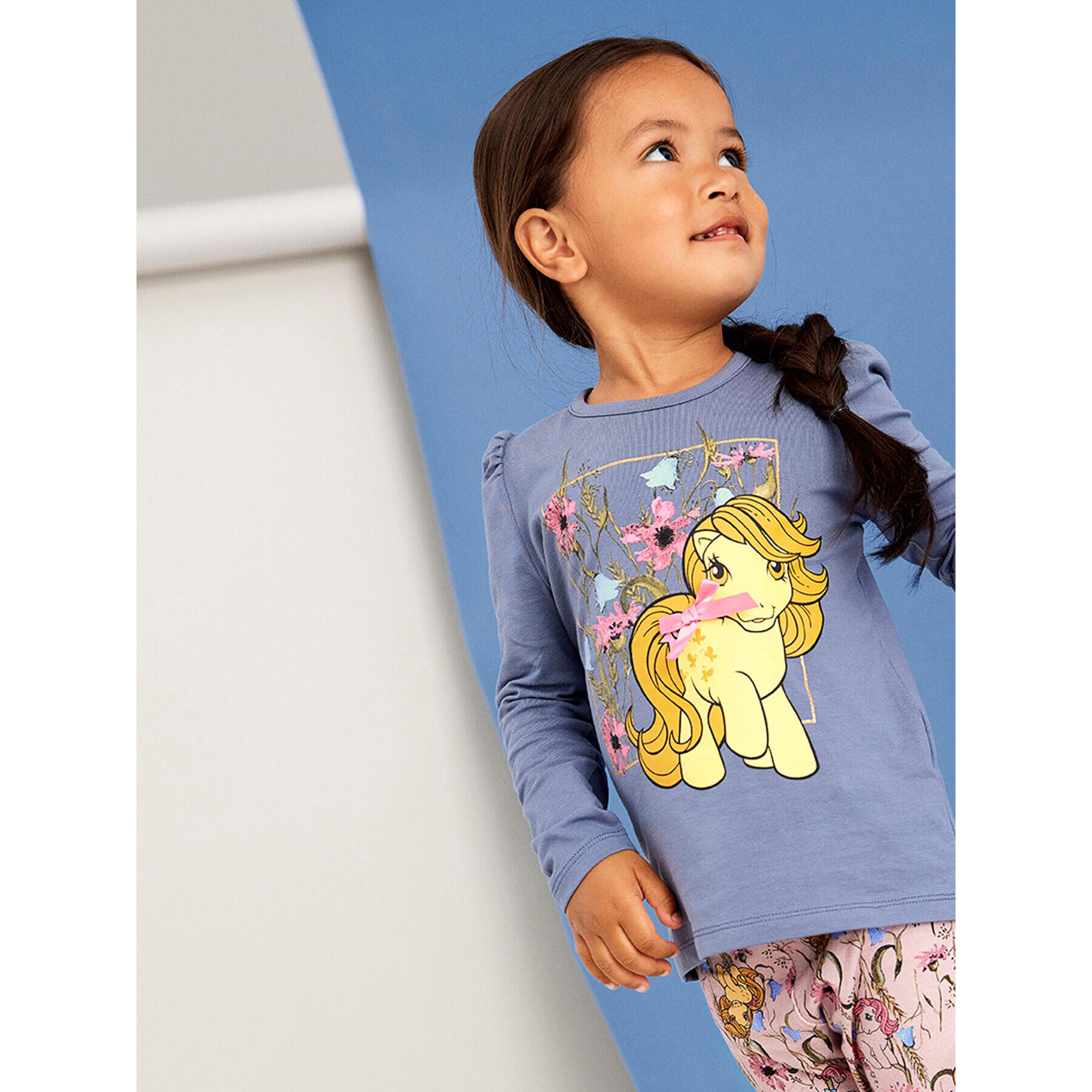 NAME IT Bluză MY LITTLE PONY 13205064 Albastru Regular Fit - Pled.ro