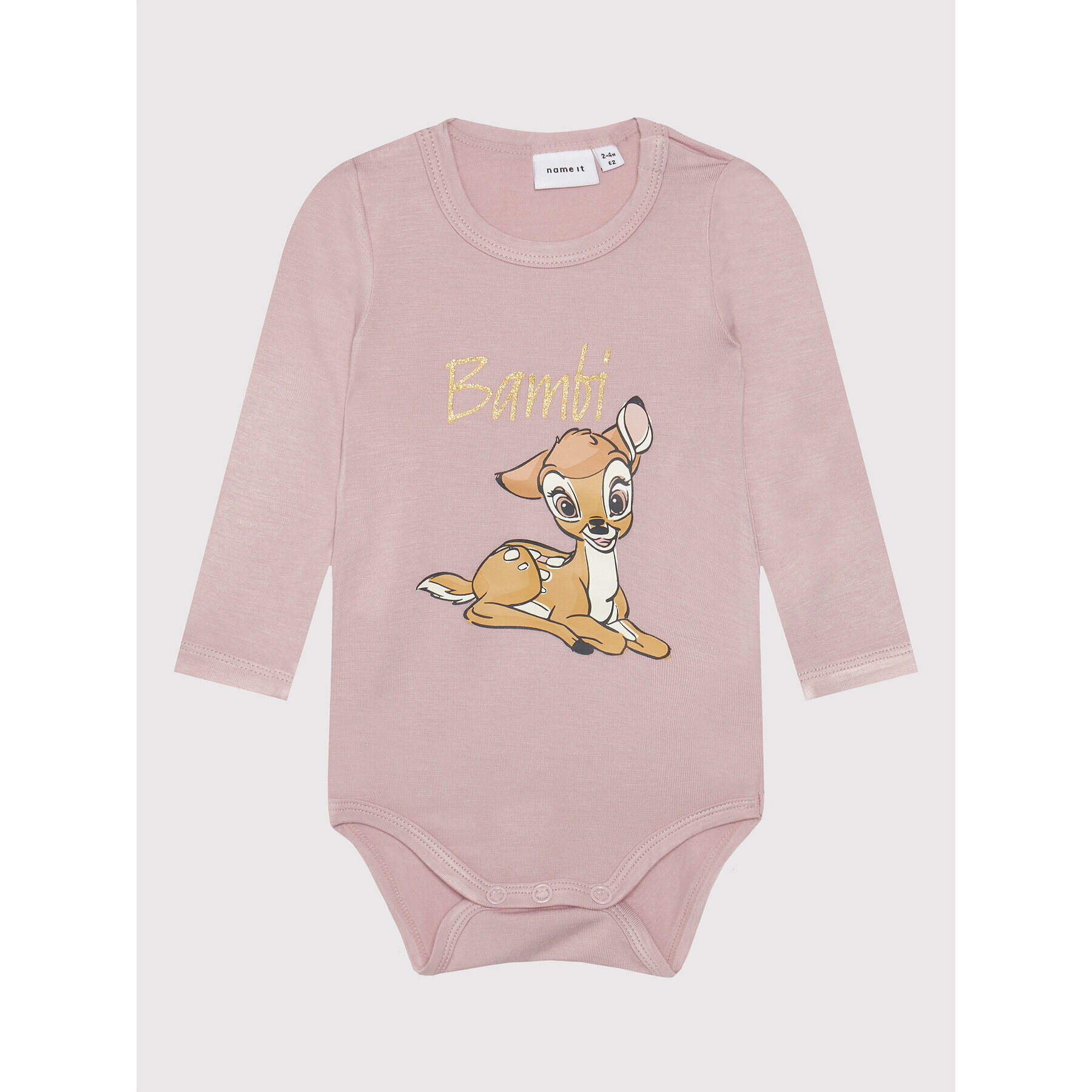 NAME IT Body pentru copii DISNEY 13198662 Roz Regular Fit - Pled.ro